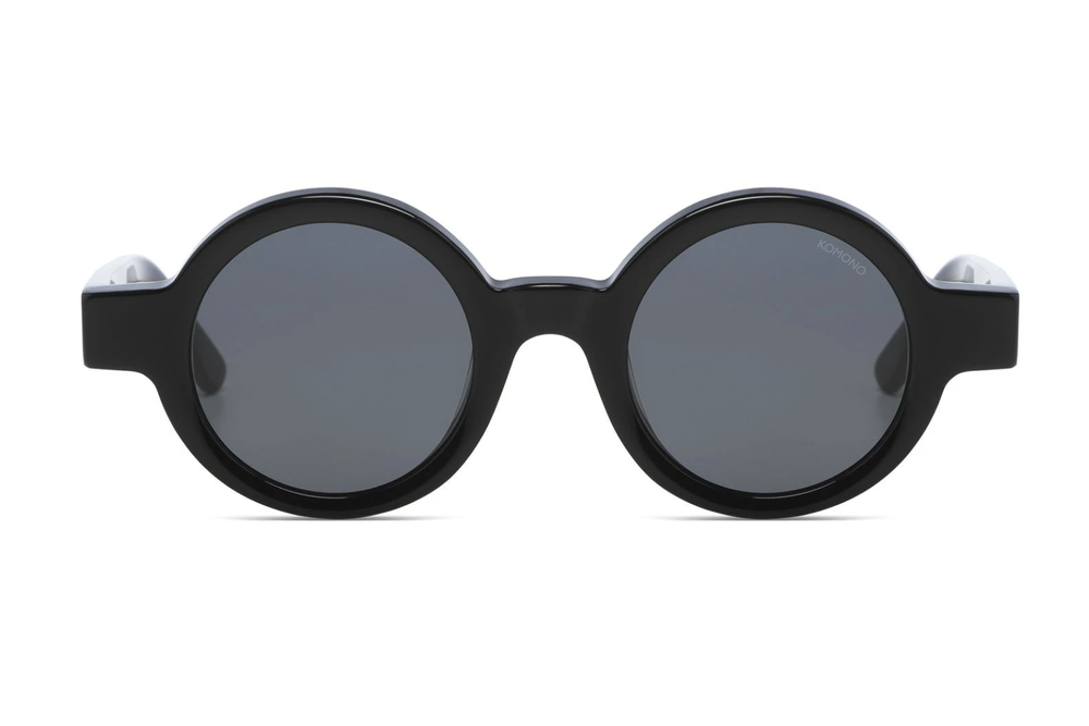 KOMONO NEW Sunglasses COCO black smoke round frame Komono | Accessories | Komono Coco Black Smoke Sunglasses  main image 3