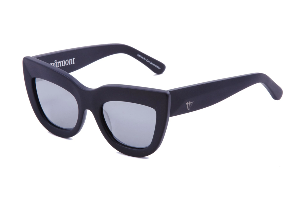 VALLEY MARMONT MATTE BLACK FRAME WITH SILVER MIRROR LENS  display picture 1