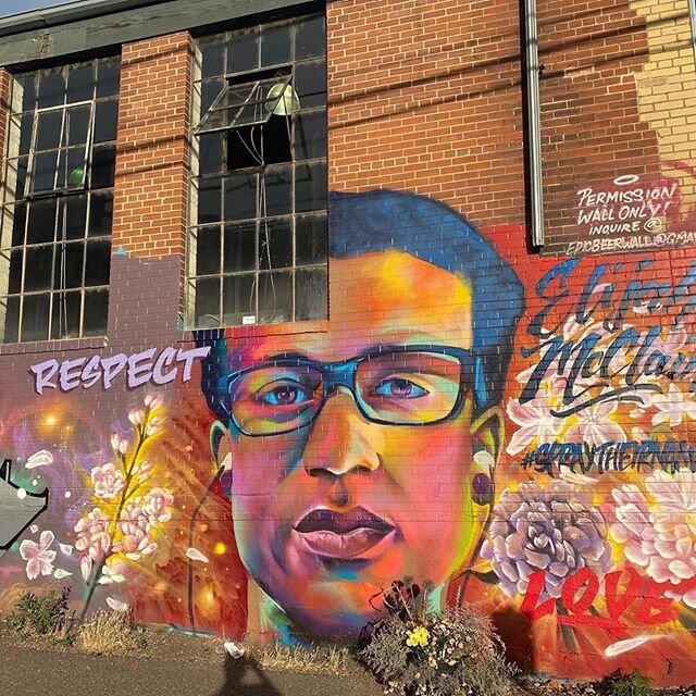 ELIJAH MCCLAIN // Artwork by @detour303, @hieroveiga and @tukeone. 
________________________________________
Elijah McClain was 23 years old. He was a loving, compassionate, bright young man. A man who was at the beginning of his life, a life that ha