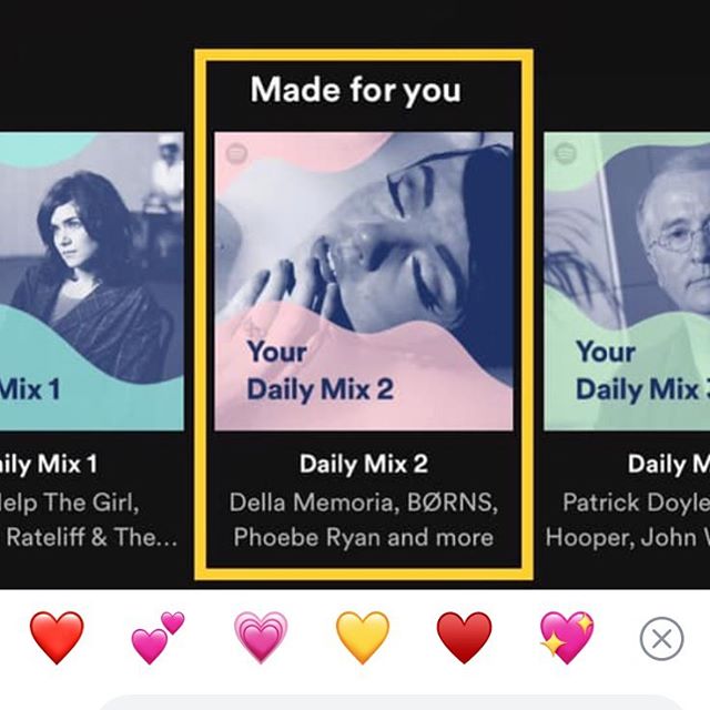 When a friend tags you in a post that your music was on his #dailymix playlist on @spotify along with @bornsmusic &amp; Phoebe Ryan. That&rsquo;s some good company! 
Y&rsquo;all don&rsquo;t forget to follow us on Spotify&mdash; we&rsquo;ll be releasi