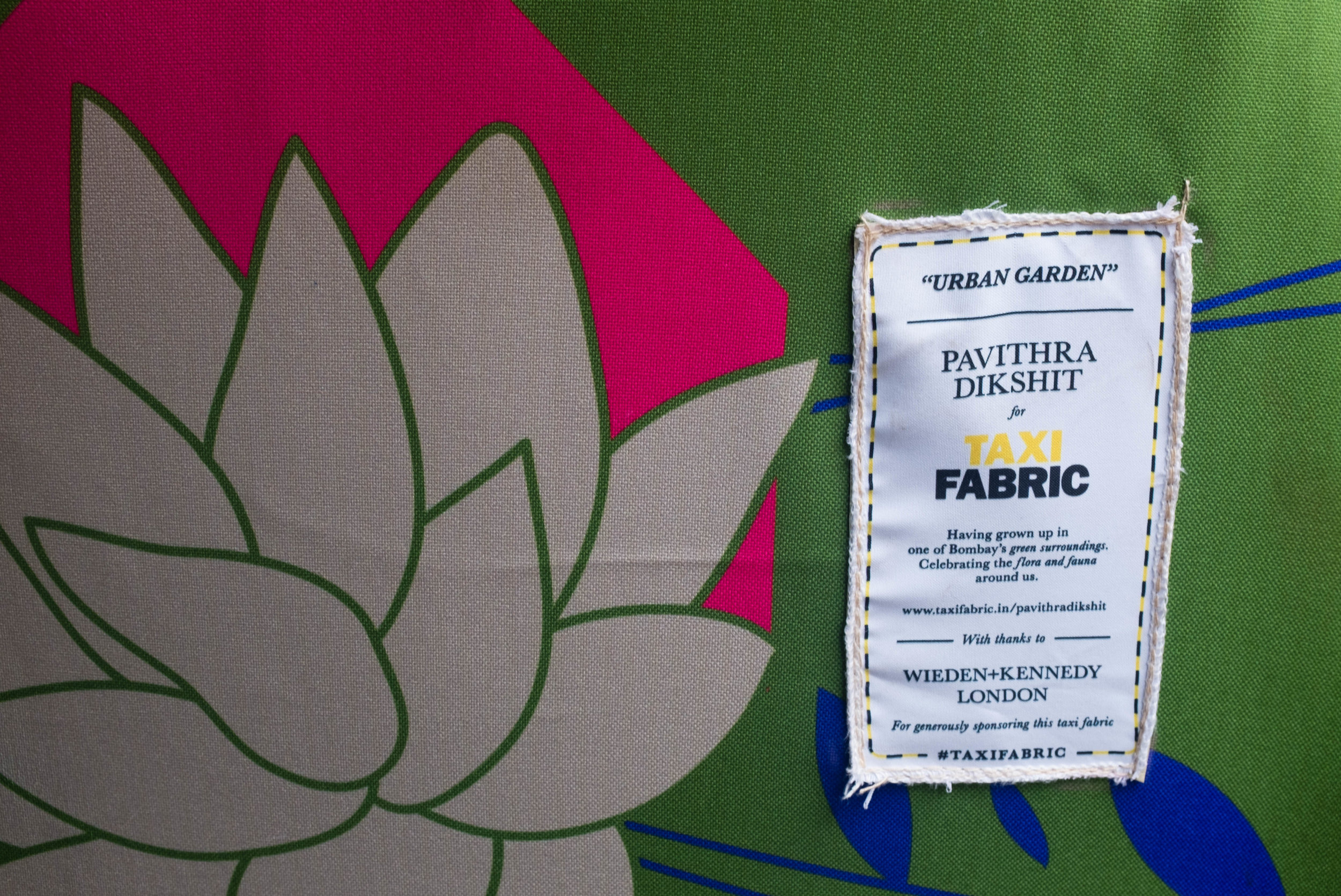Taxi Fabric is an undertaking to change this by giving designers a platform to showcase their work by designing upholstry for a taxi in the city of Mumbai.