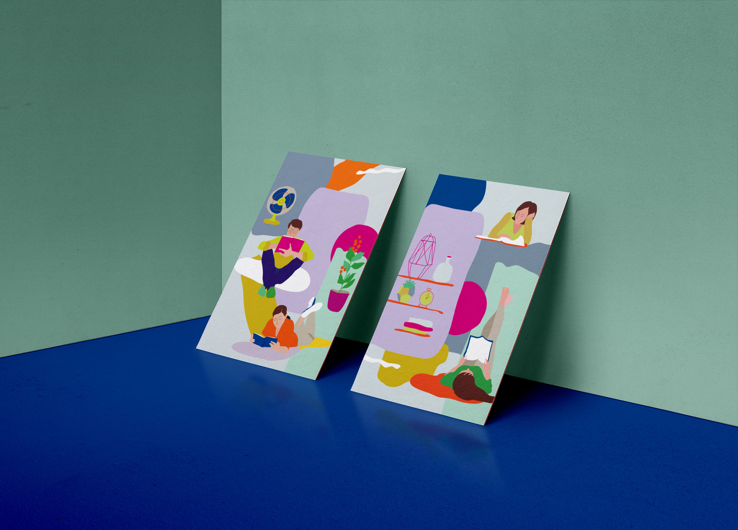  Paper Planes is a magazine subscription service based out of India. We at Postcard People designed a series of postcards to showcase all the various positions people are always reading in to celebrate the joy of reading and print. 