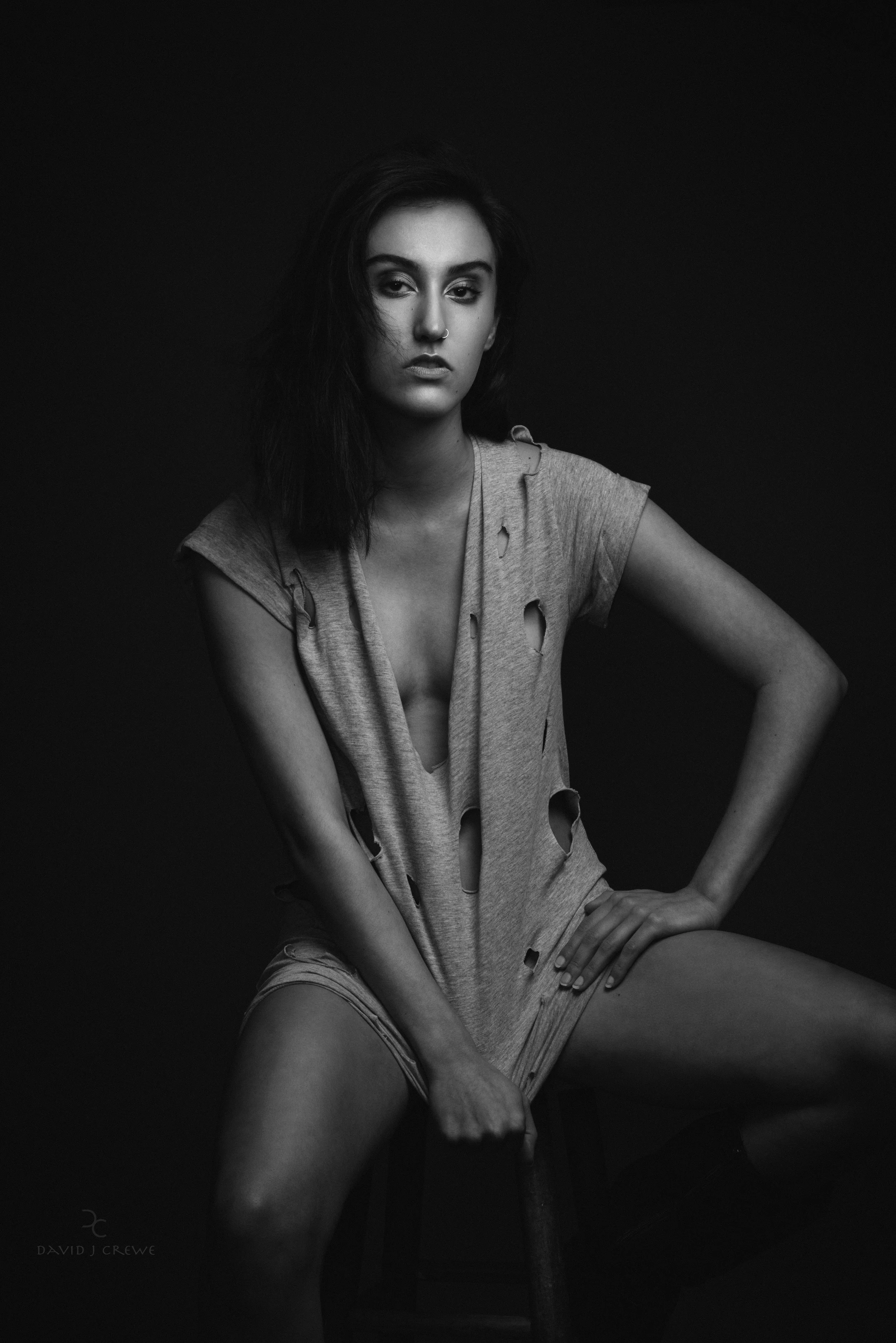 The second look of the day shot indoors in Clay's home studio.