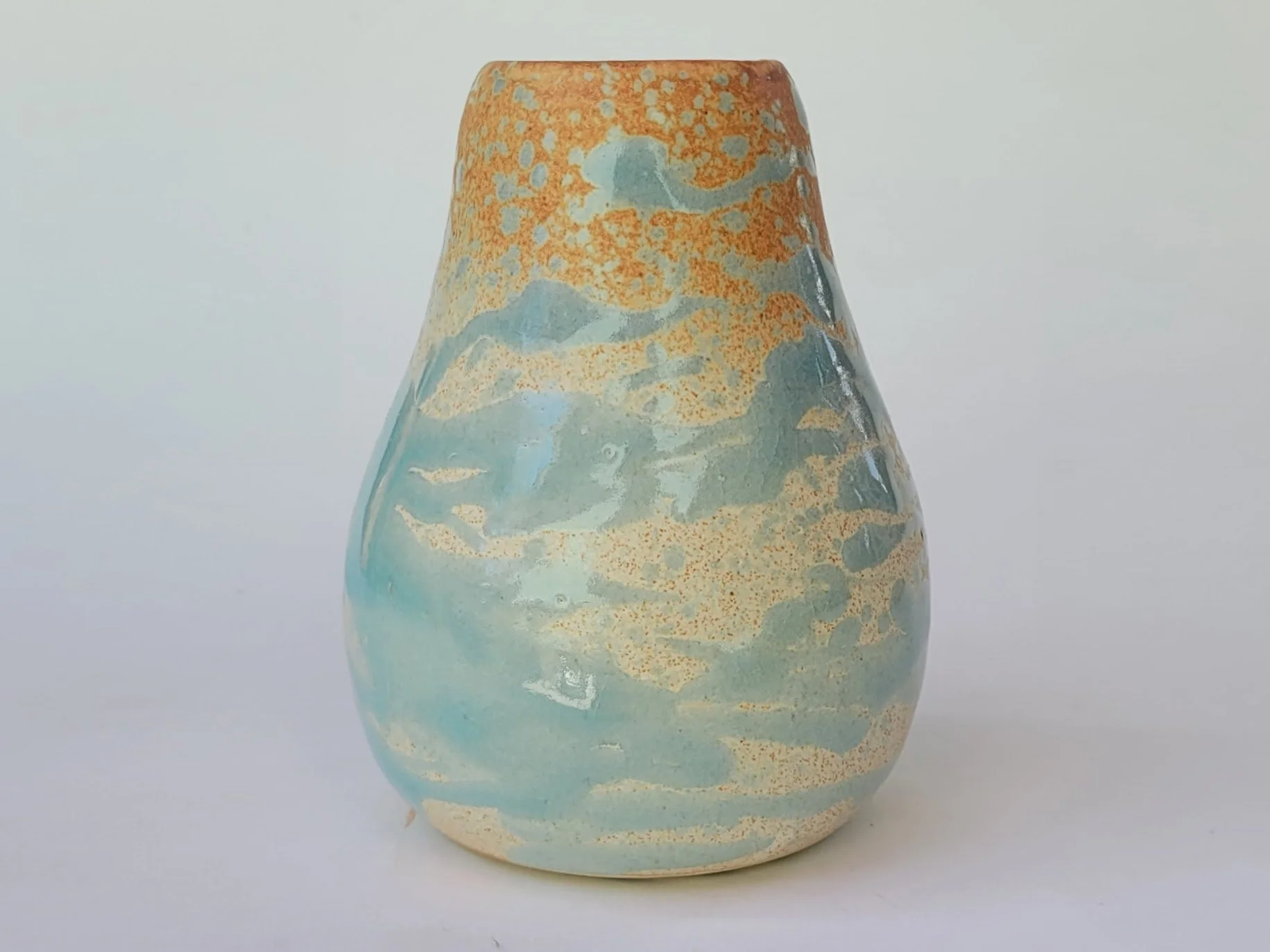 Glazing Technique: Hand Trailing & Brush Splattering