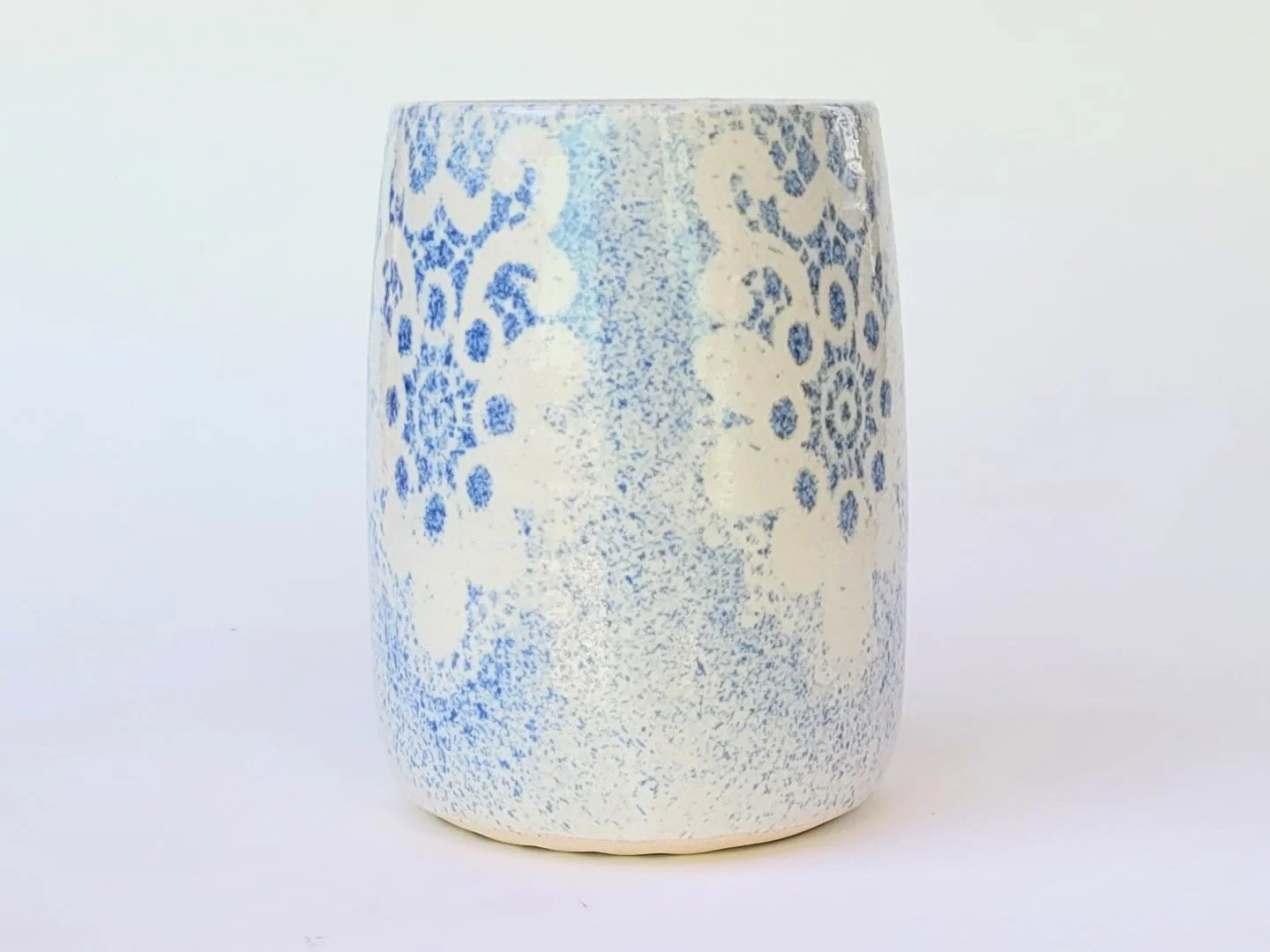 Glazing Technique: Stencil with Atomizer