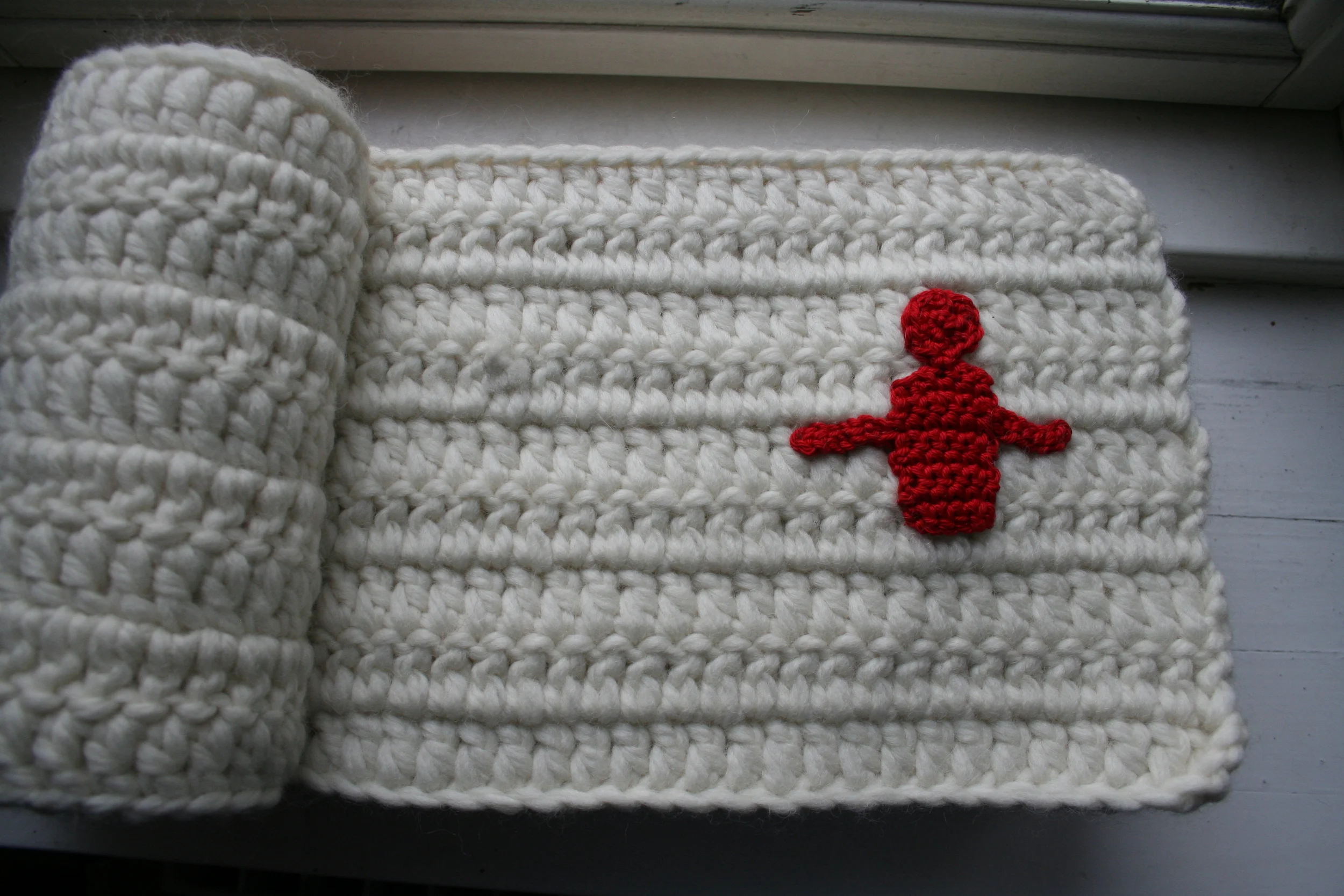 Flop Book, (crochet Flip Book, 30cm x 25cm x 10cm, 2010).