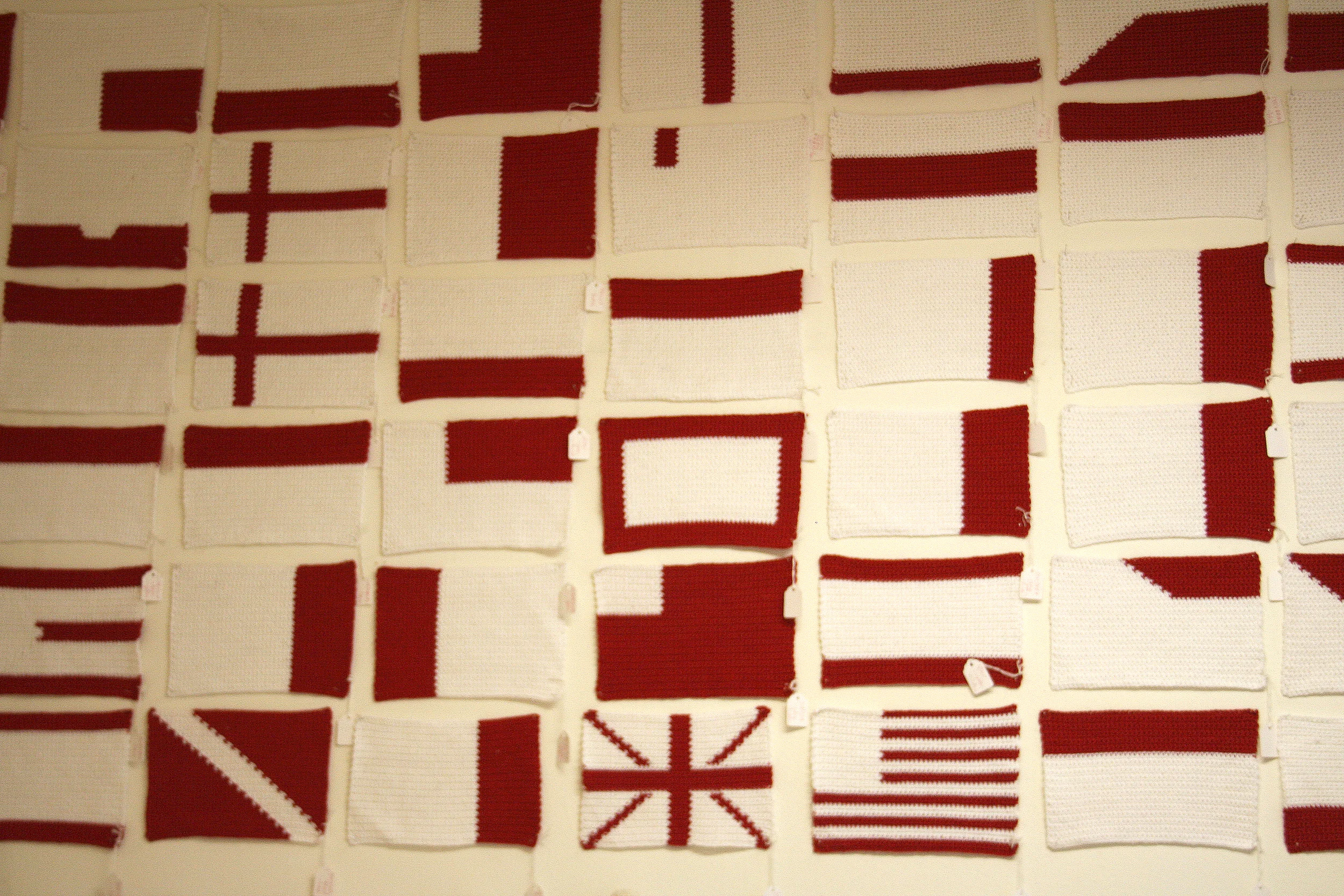 Flags, (crochet, 2006).