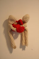 Sparring, (crochet Dolls, 2006).