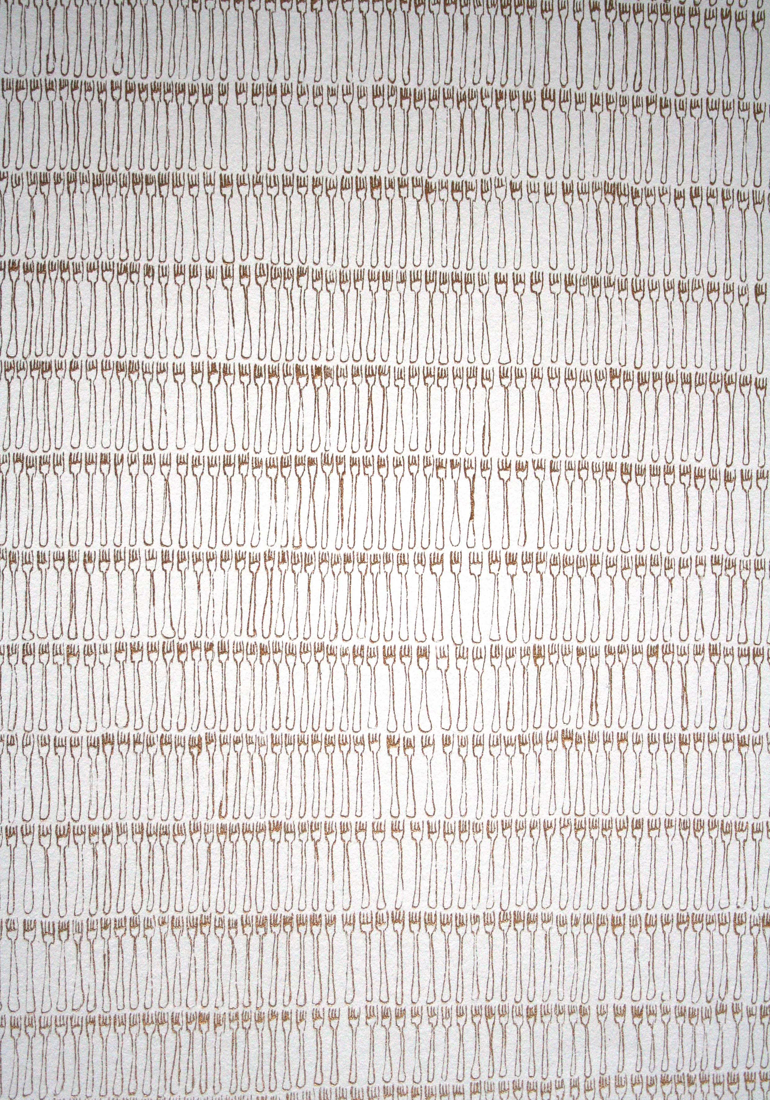 Rising Opposition (detail), (Pen and Ink drawing, 65cm x 50cm, 2014).