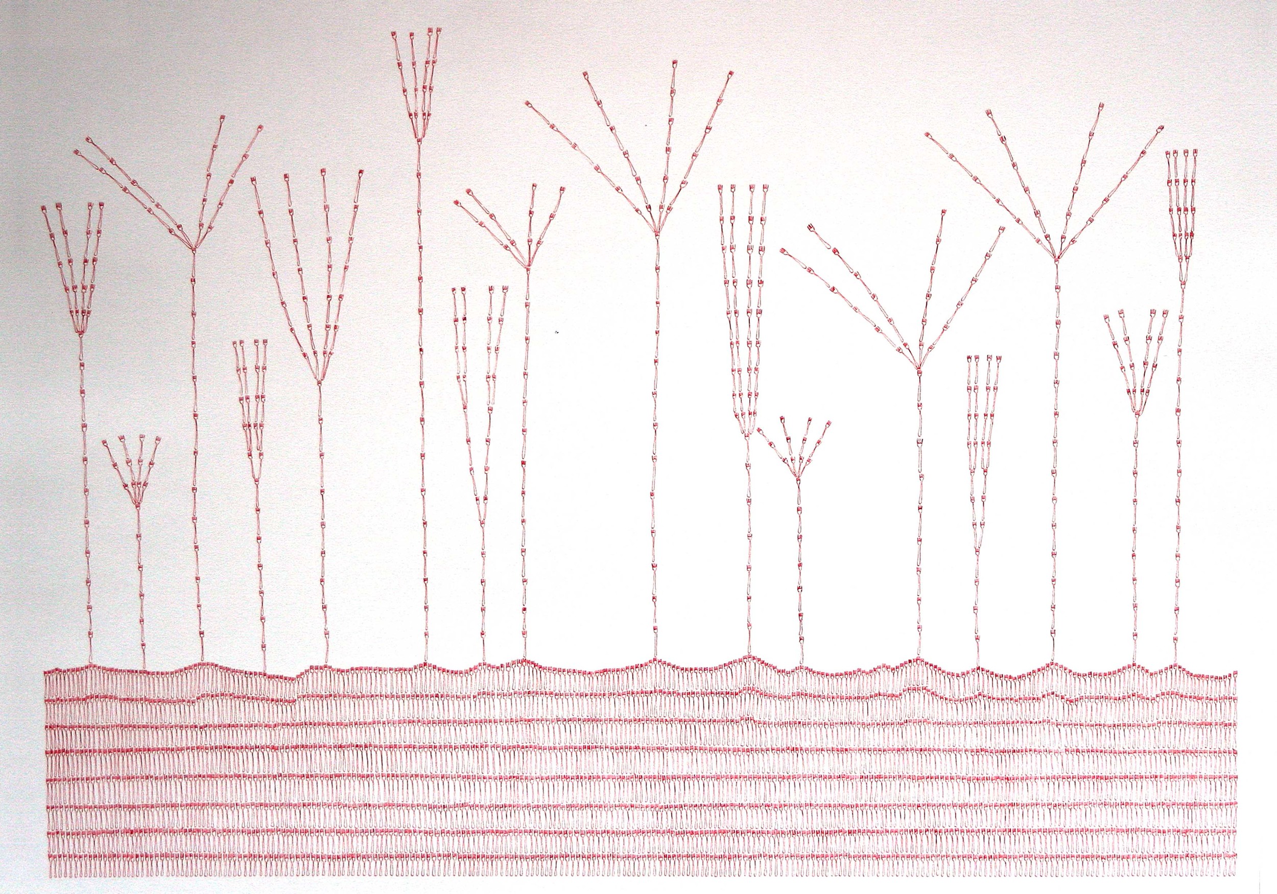 Growing Opposition (Pen and Ink drawing, 65cm x 50cm, 2014)