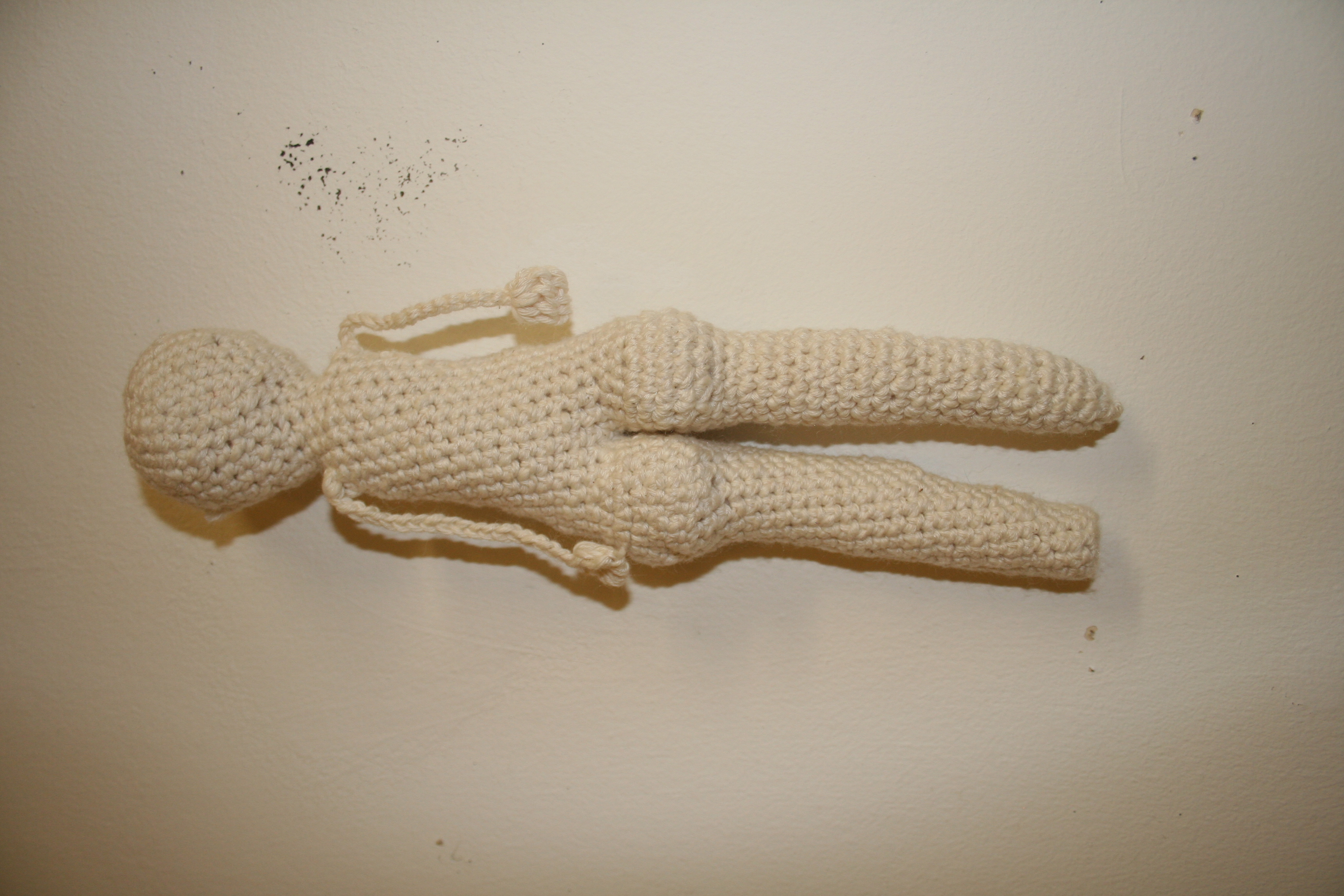J Low, (crochet, 20cm x 8cm, 2006).