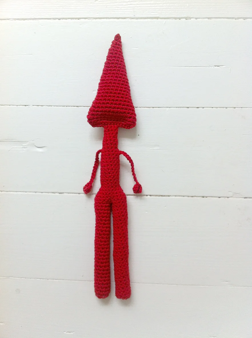 Spearhead (crochet, 60cm x 15cm, 2015).