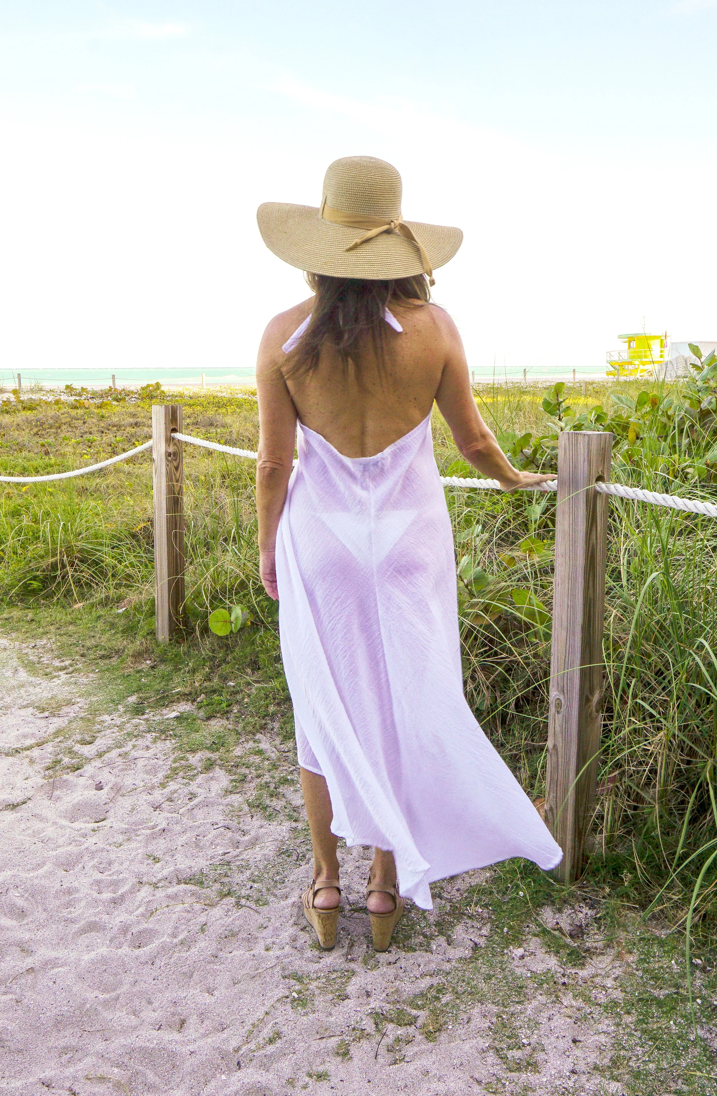 white gauze beach dress Beach Cotton Gauze Dress