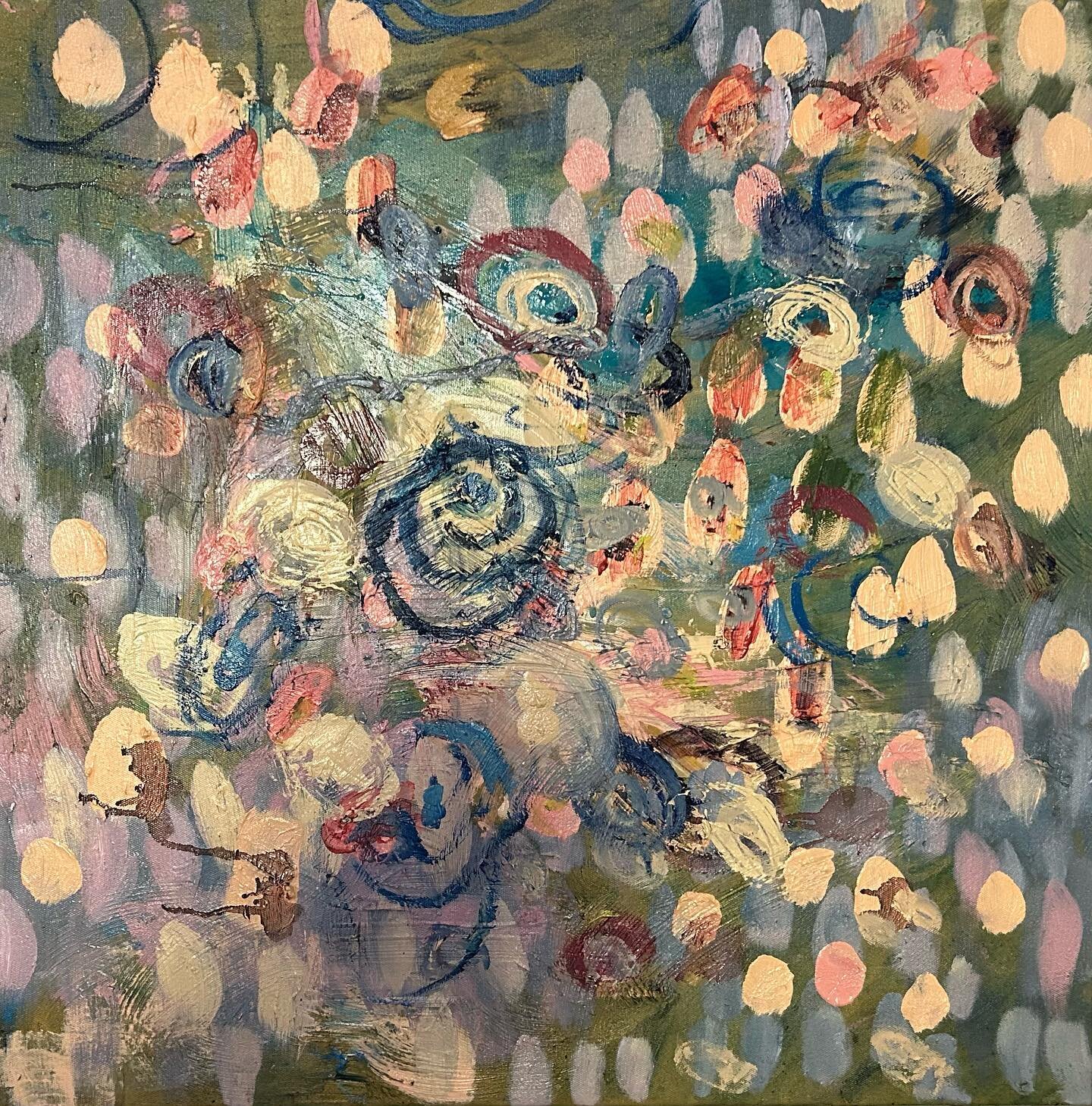 This painting is coming closer to me, bit like a wild animal! It took a while to find itself. Sometimes the ones that take the longest teach us.  #abstract #abstractart #abstractpainting #abstractartist #abstraction #abstractexpressionism #moderna #a