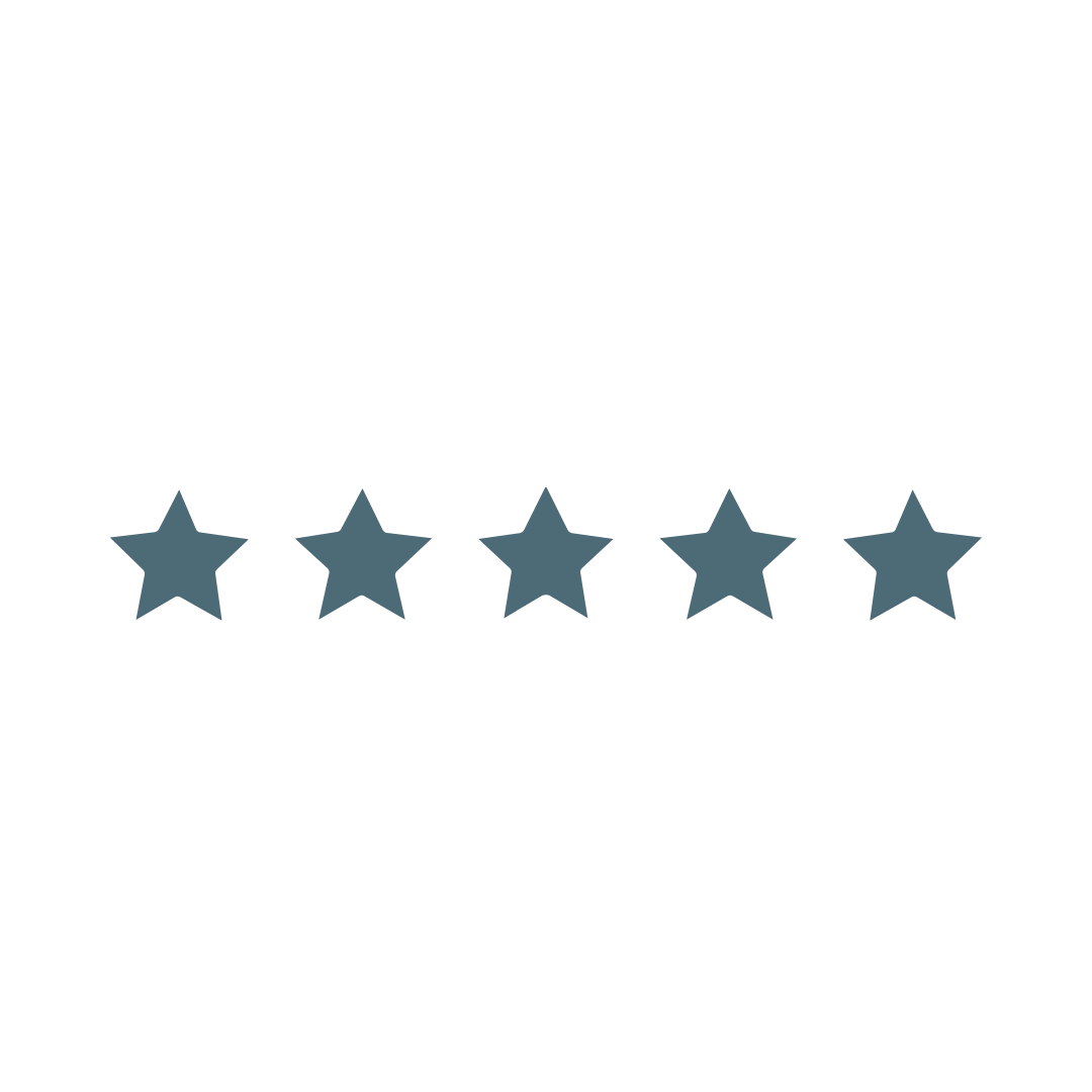 Star rating with five stars, four filled in, indicating a four-star review or rating.
