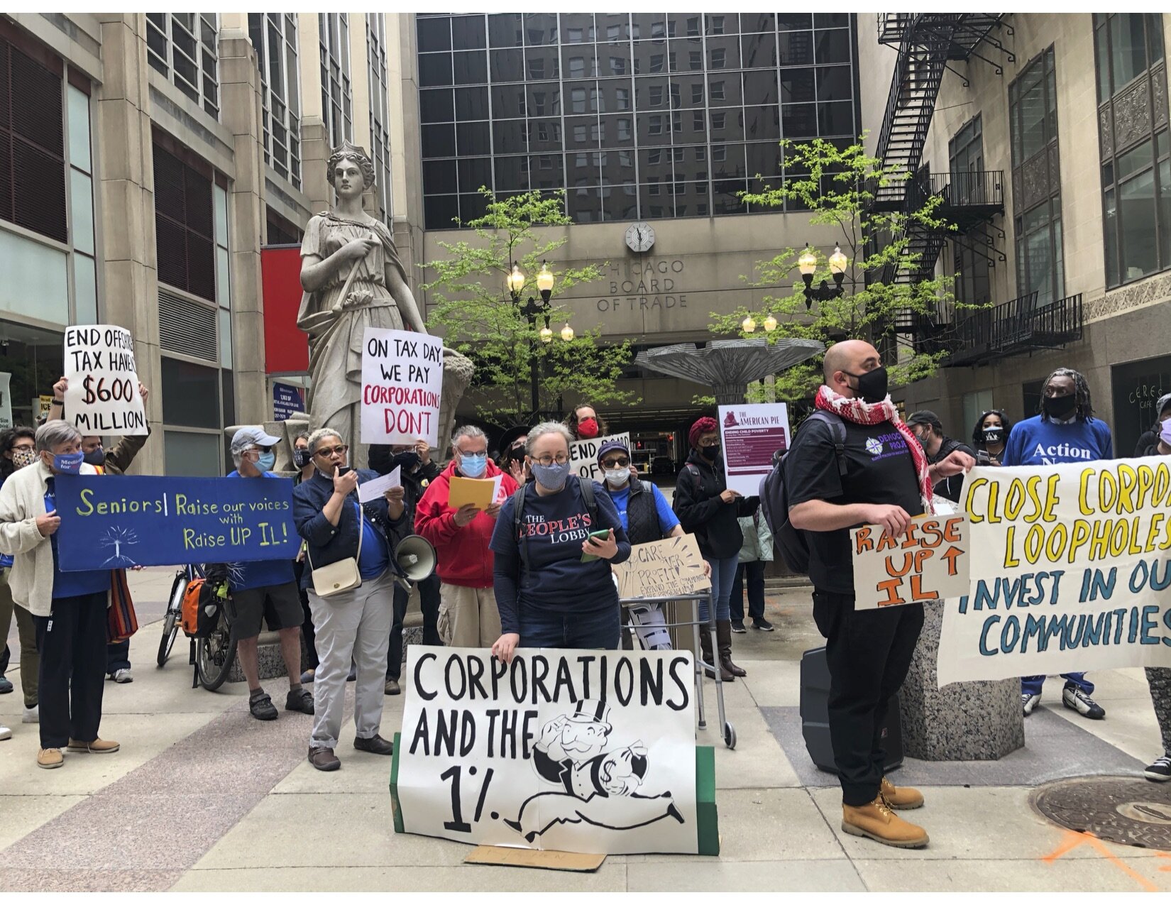 Raise Up IL: Tax Day Action!