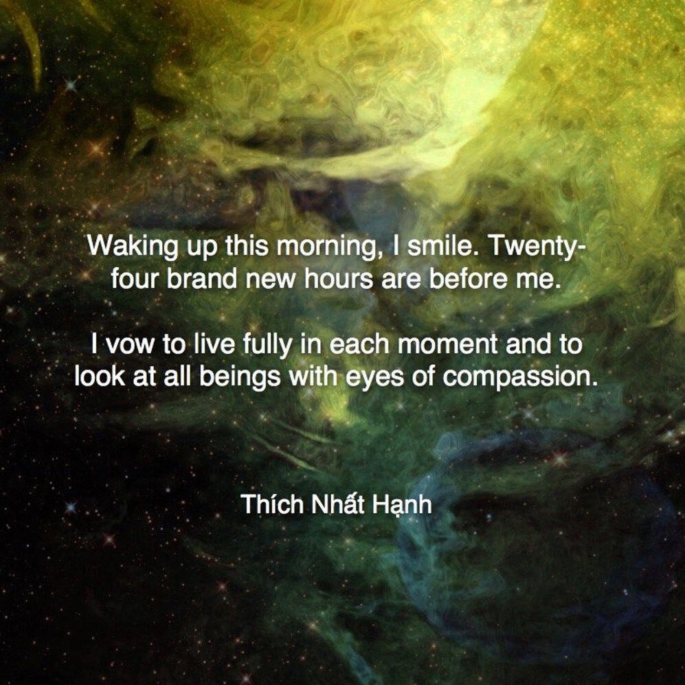 Mindful presence gives us all the opportunity to hold this moment, just as it is and feel into that beautiful open awareness of this precious life. 
.
#mindfulness #beherenow #lovingkindness