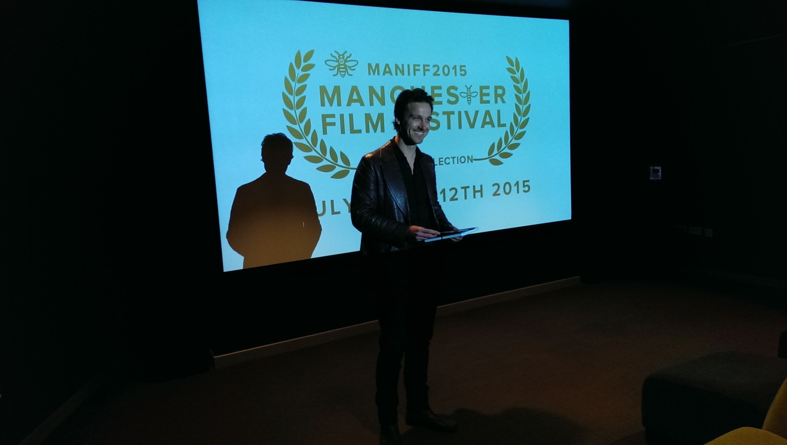 Head of programming Al Bailey announcing the official feature selection.