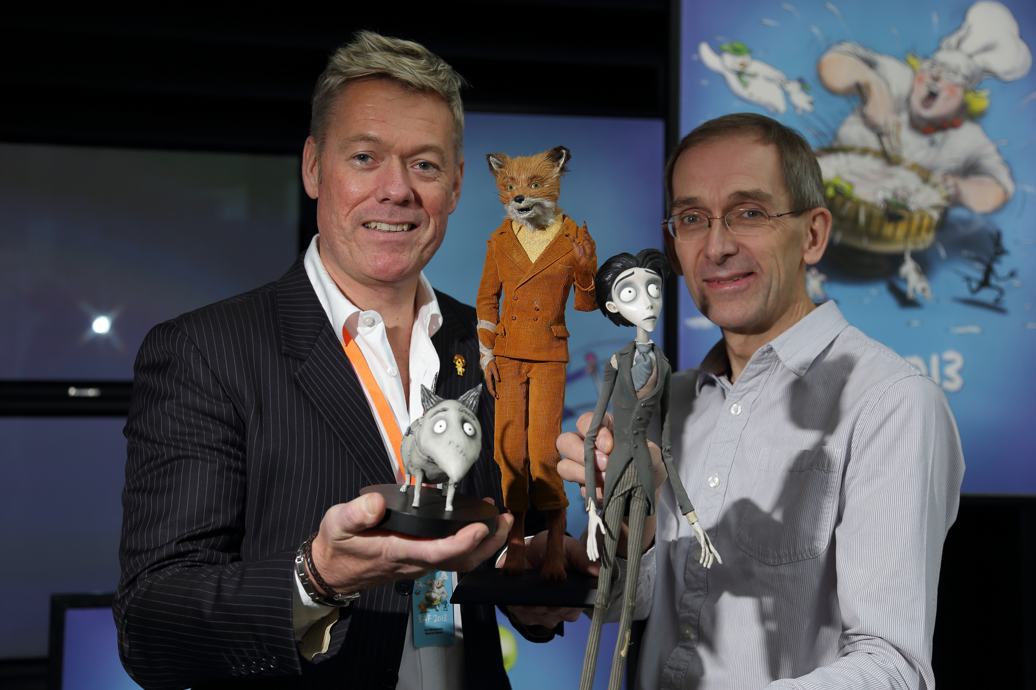 Dynamic FX partnership Ian Mackinnon and ManiFF2015 jury member Peter Saunders (Right). 