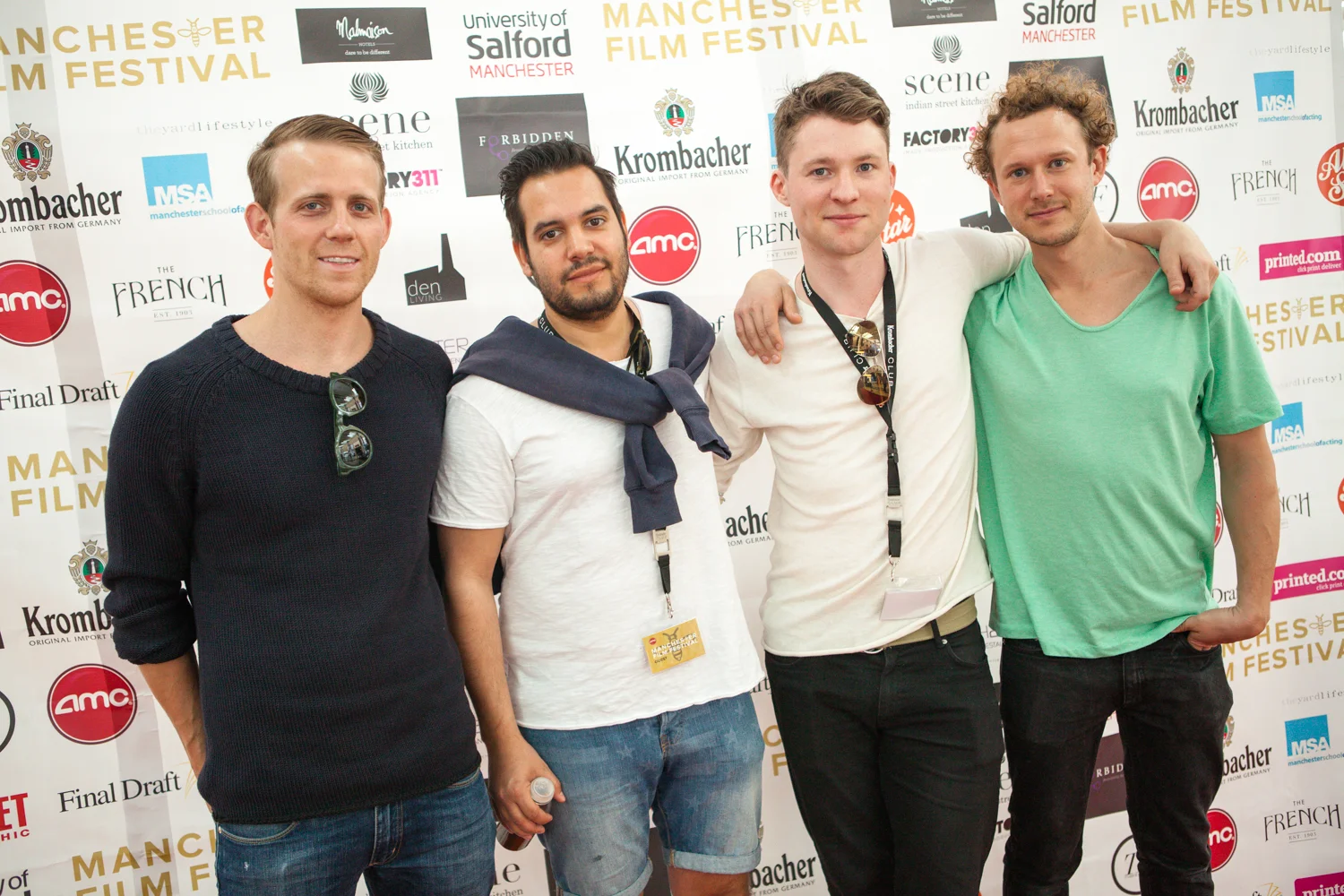 The team behind best international film 'Samma Som Du'.