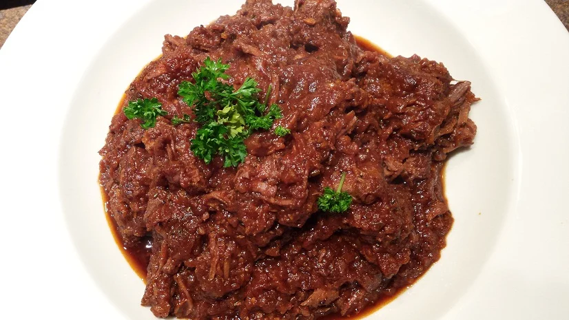 ELK RAGU made w Cold Fire Brewing Company's "La Leche Milk Stout"
