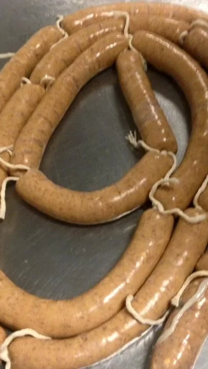 One batch of 'emulsified sausage' courtesy of Party Downtown and Eugene Meat Collective