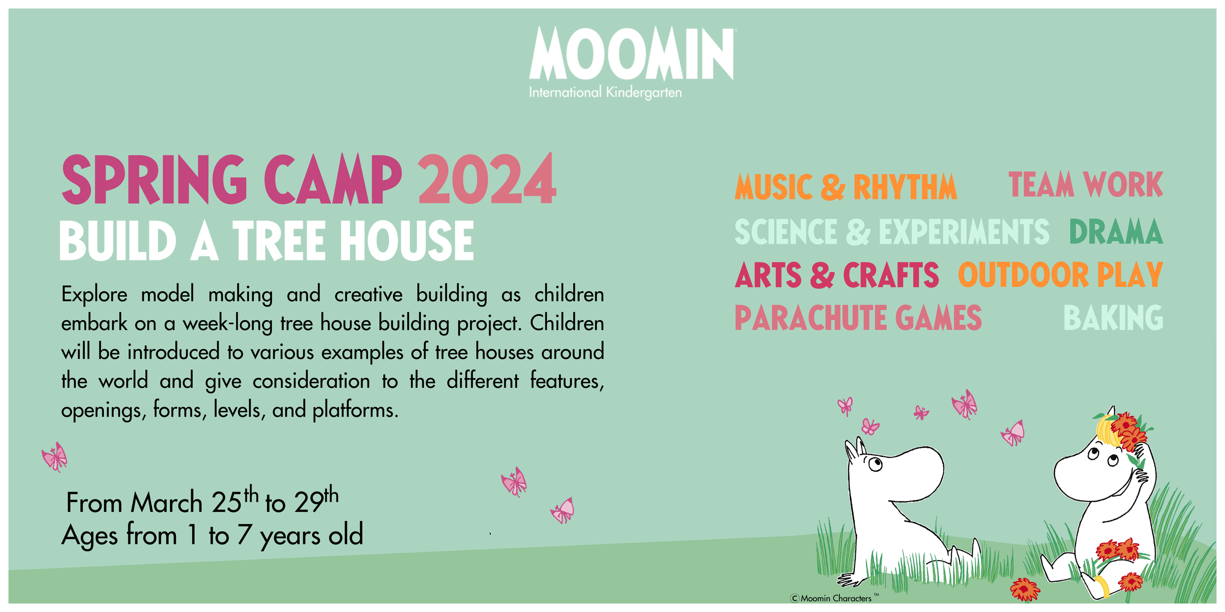 Tokyo summer programs 2024 — Moomin International Kindergarten