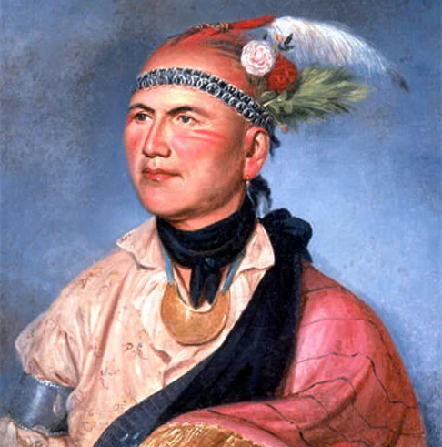  Joseph Brant, retrato de Charles Willson Peale (1797) 