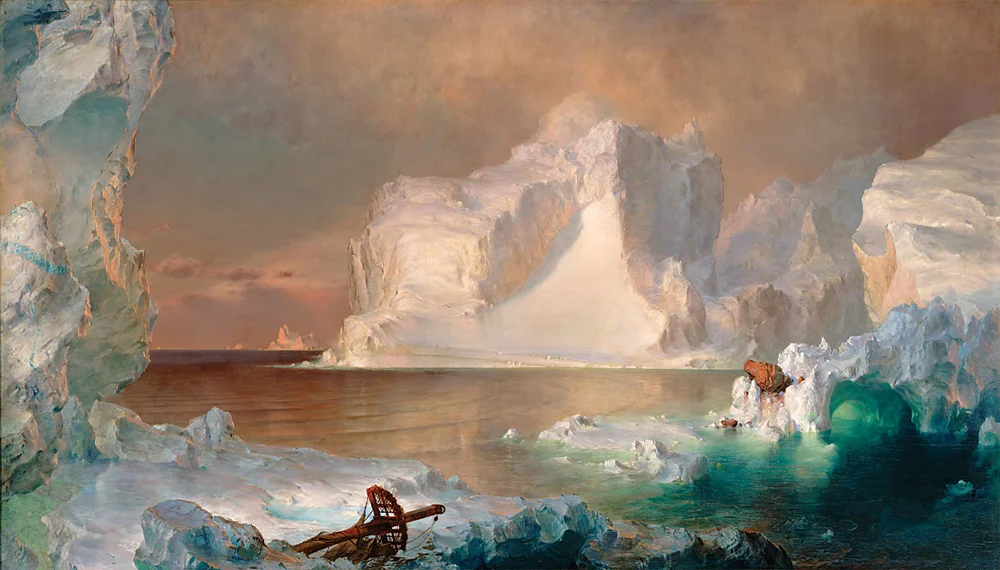  Los Icebergs de Frederic Edwin Church, 1861. 