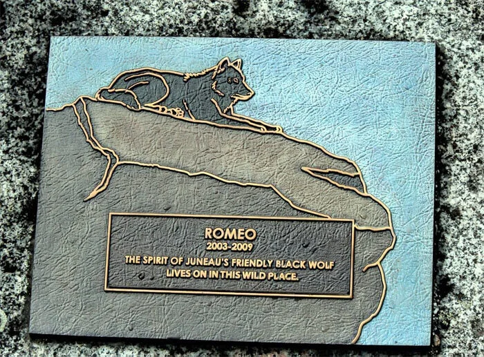  Placa homenaje a Romeo de sus amigos de Juneau 