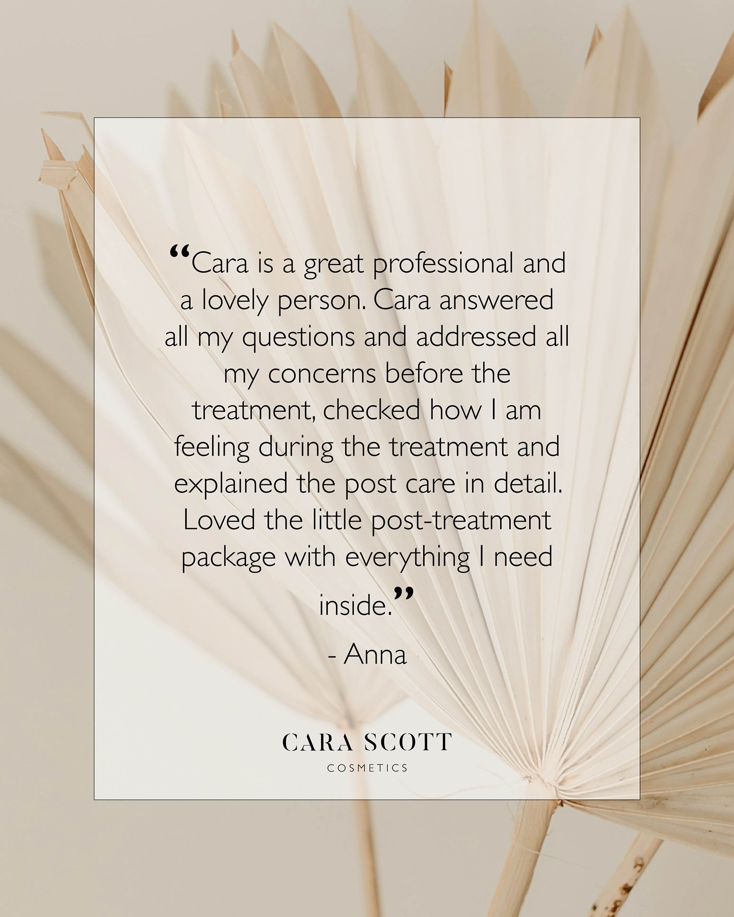 The consultation is the most important part of the treatment. Gaining the client&rsquo;s understanding and expectations is my number one priority 🤍