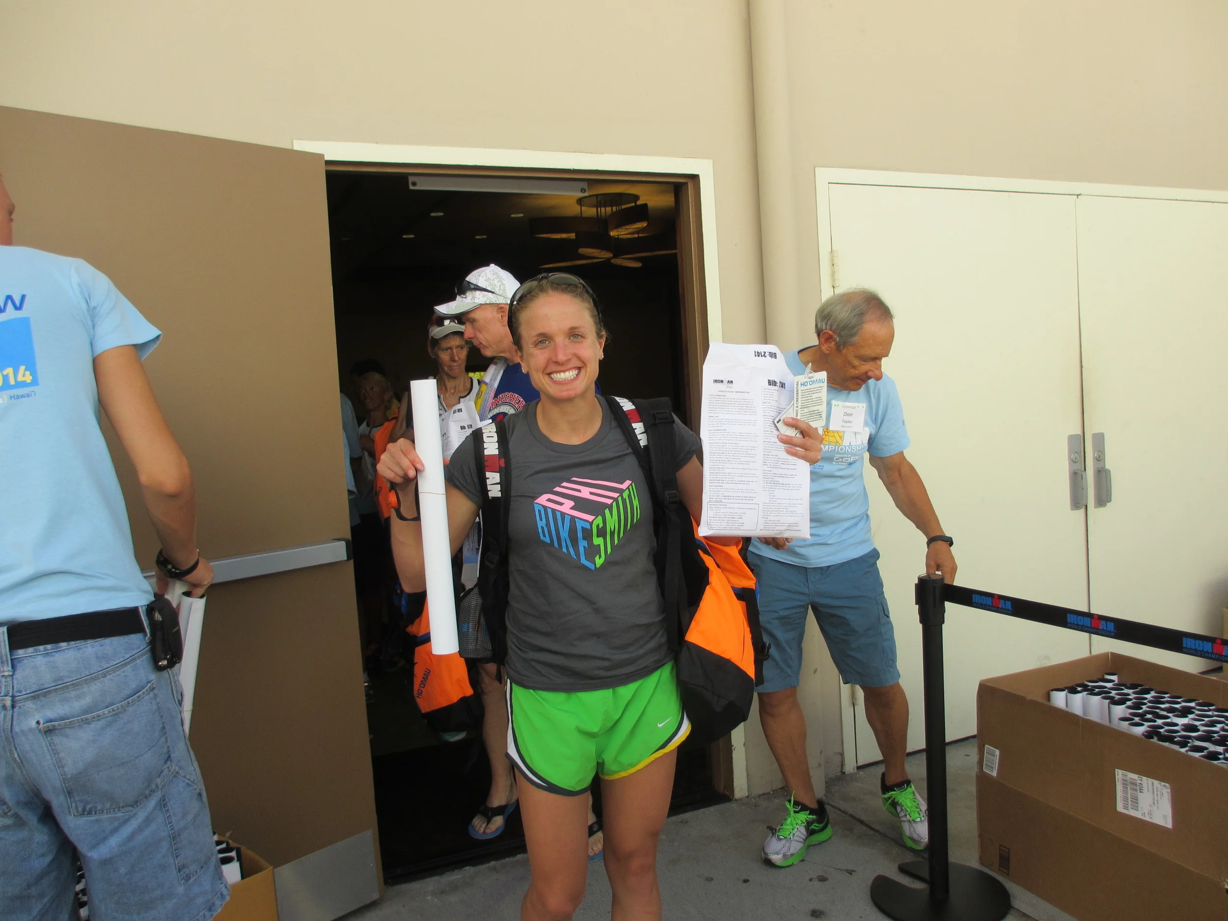 All checked-in for my first Ironman!