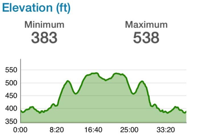 Up and down. 