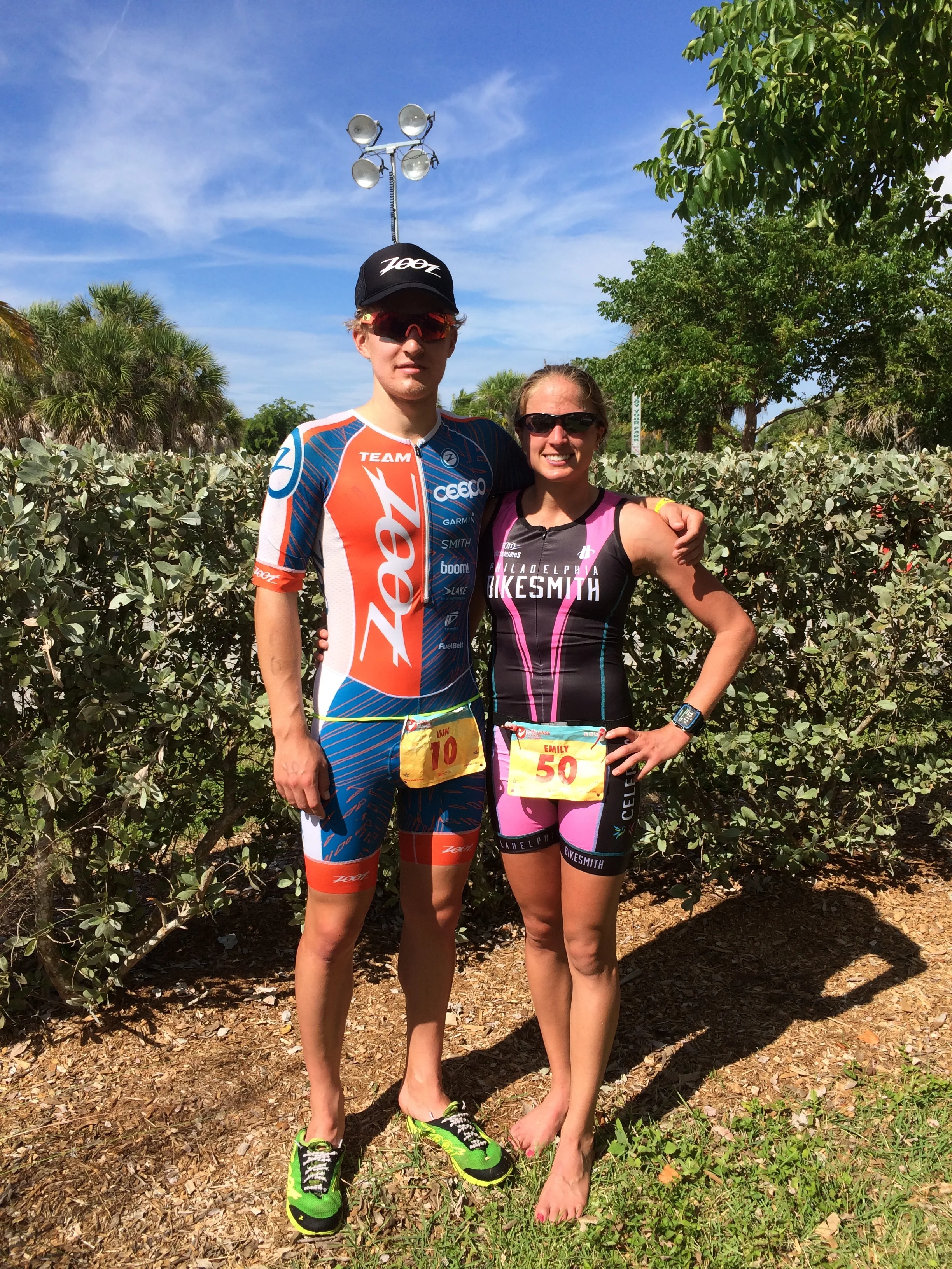 Fellow A3 and New Jersey athlete Iain and I. 