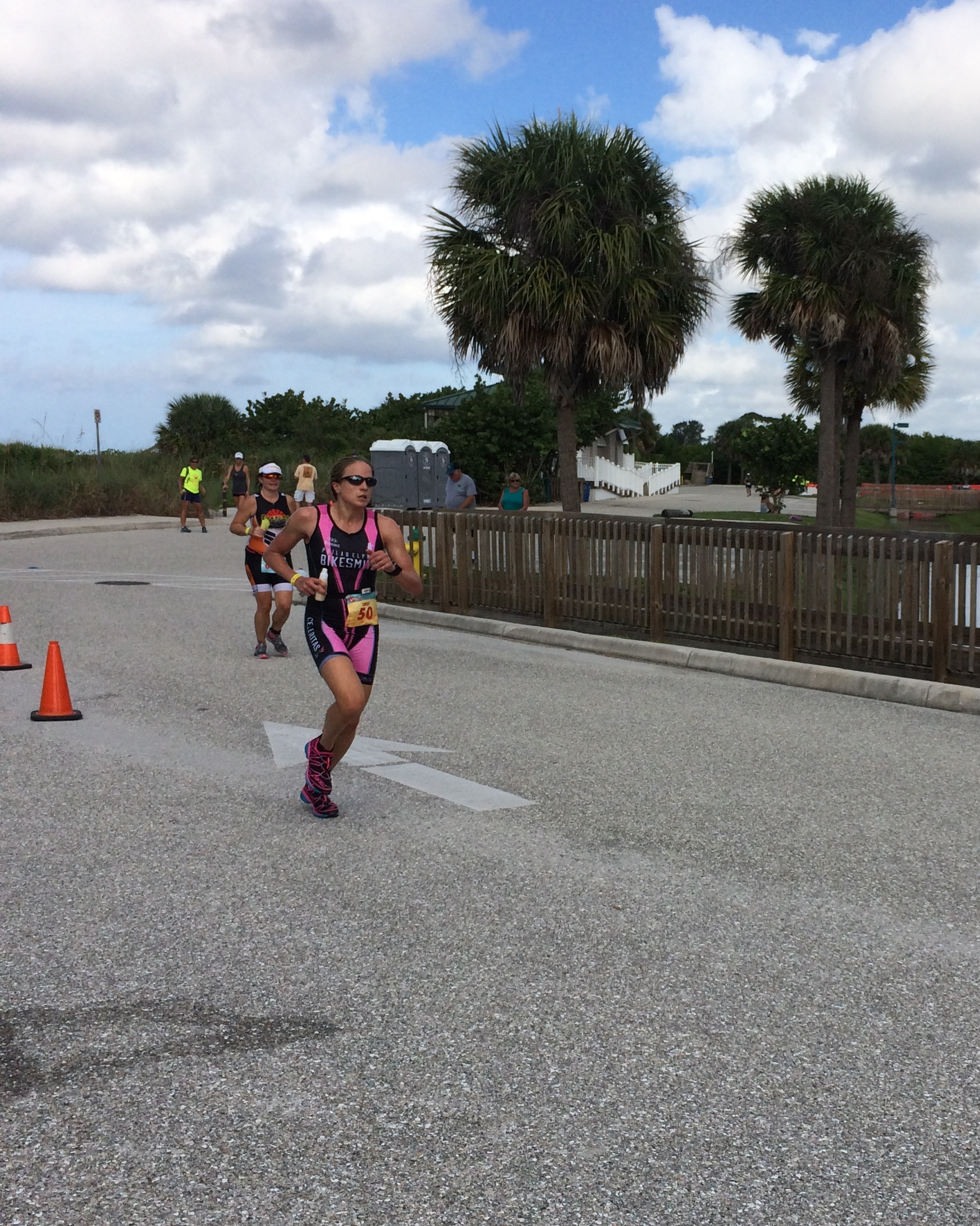 The start of the run.