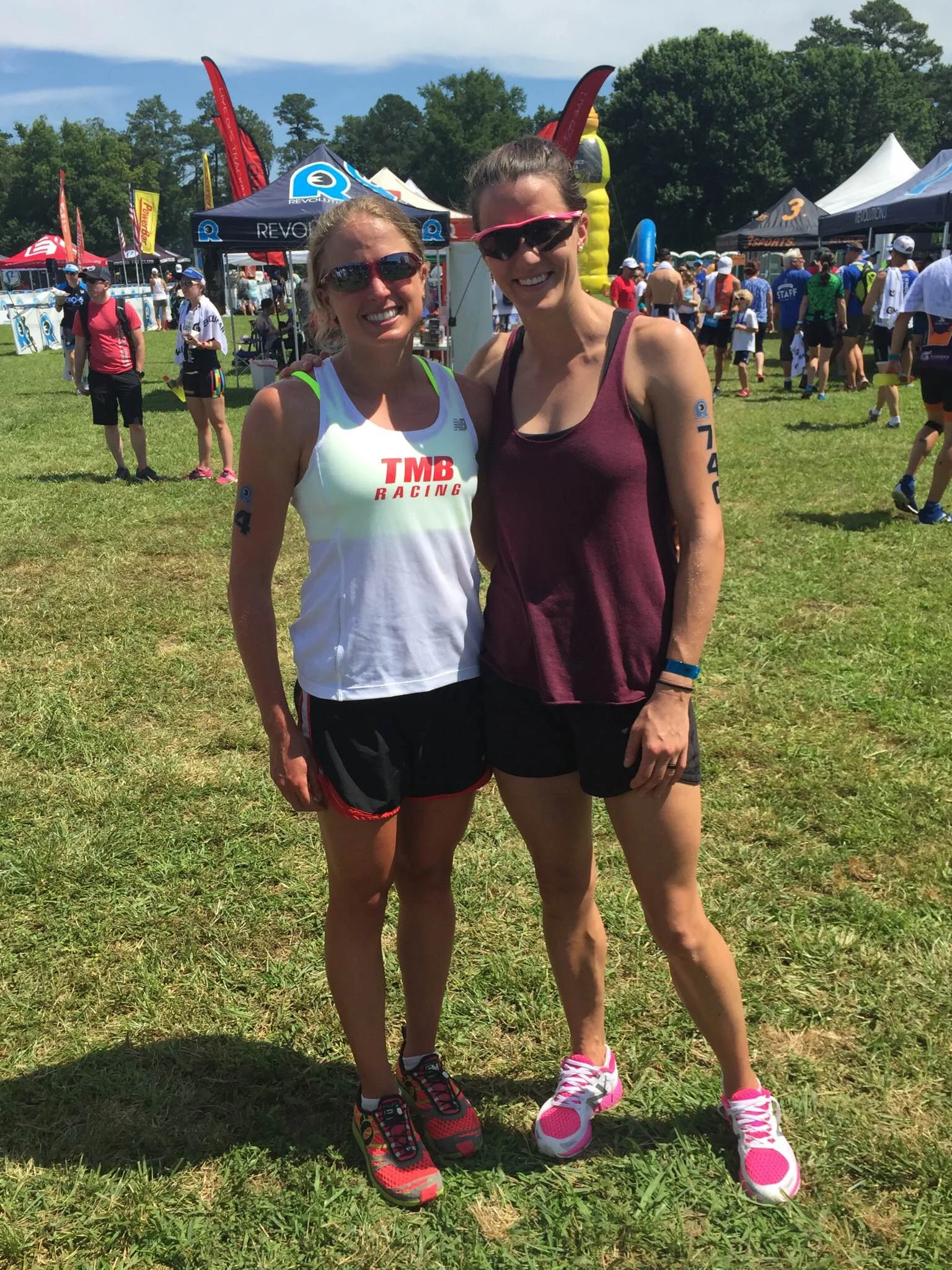 Esther and I. Esther was second overall amateur female! 