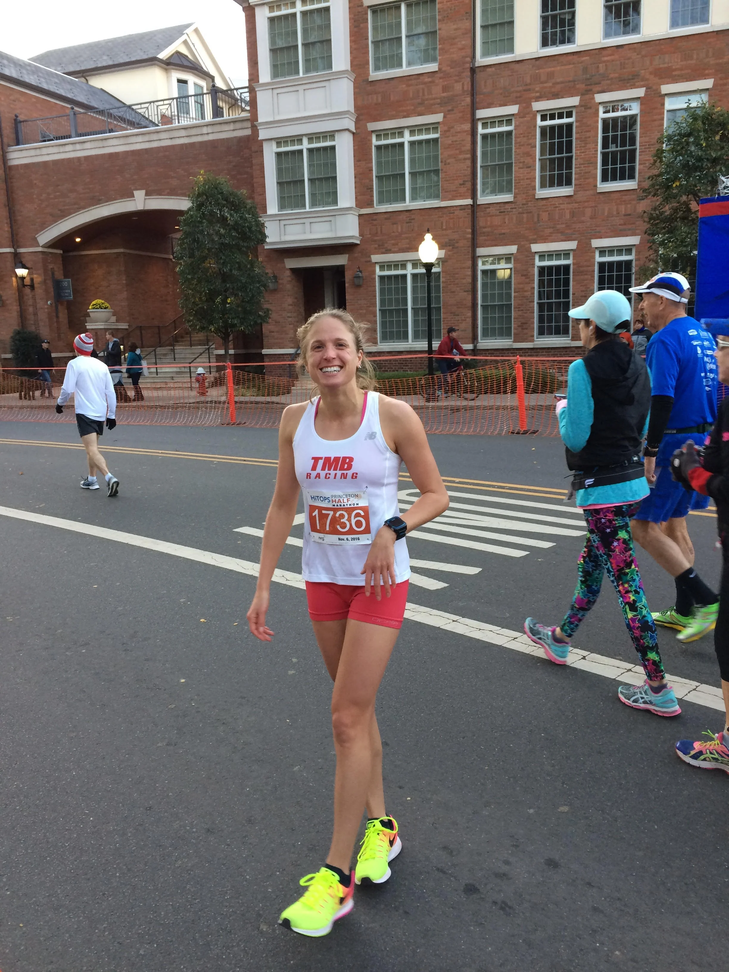 Paparazzi mom catching me all smiles before the race!
