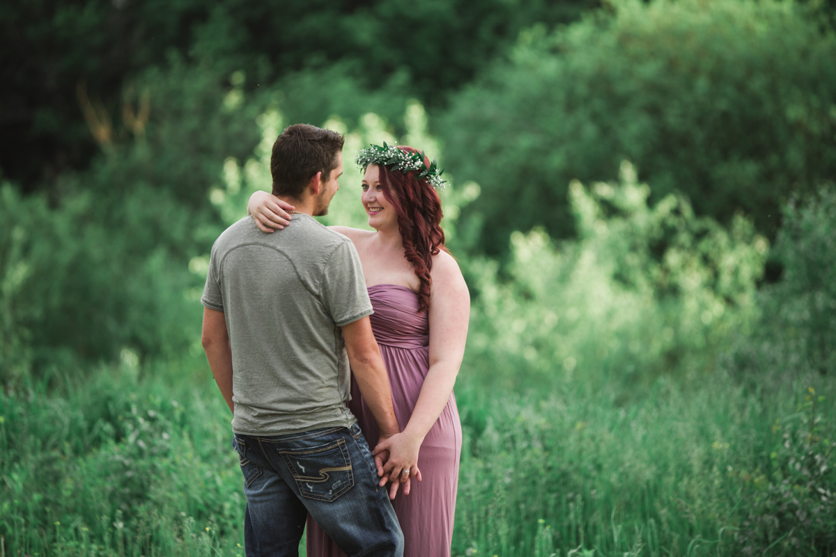 Country engagement session, Vanderhoof, BC