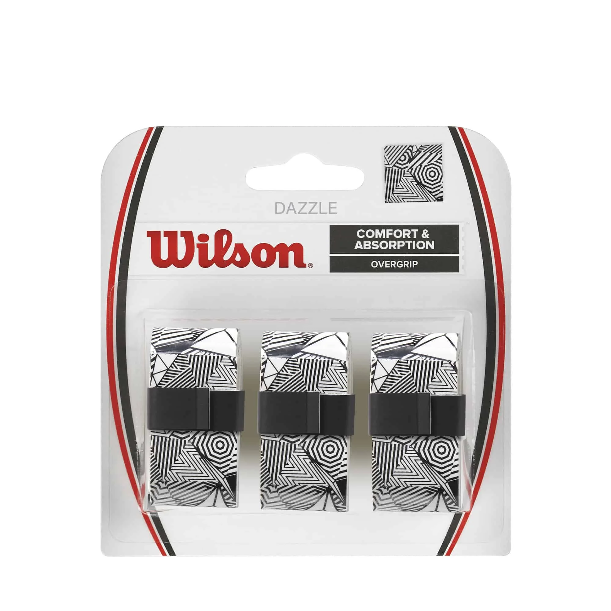 Wilson Racquet Over Grip 3 Pack Dazzle — JC TENNIS