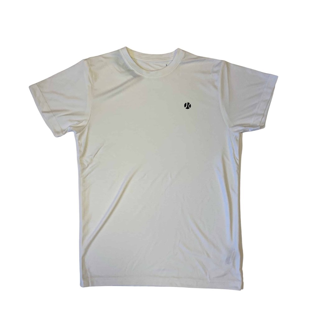 Jc Crew Neck T Shirt White Jc Tennis