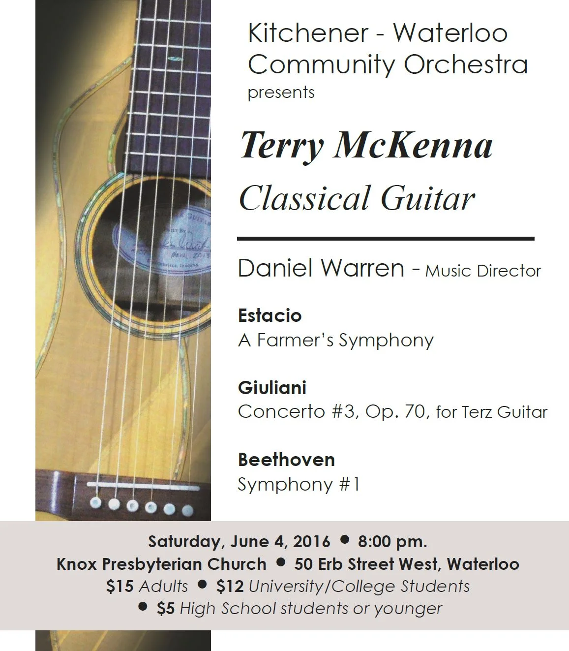 Past Concerts — KitchenerWaterloo Community Orchestra