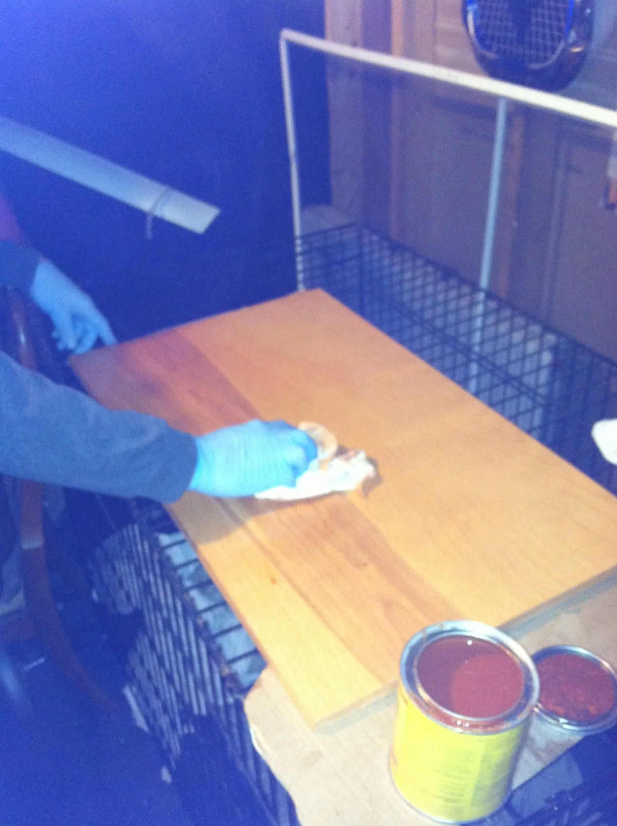 start to gel stain