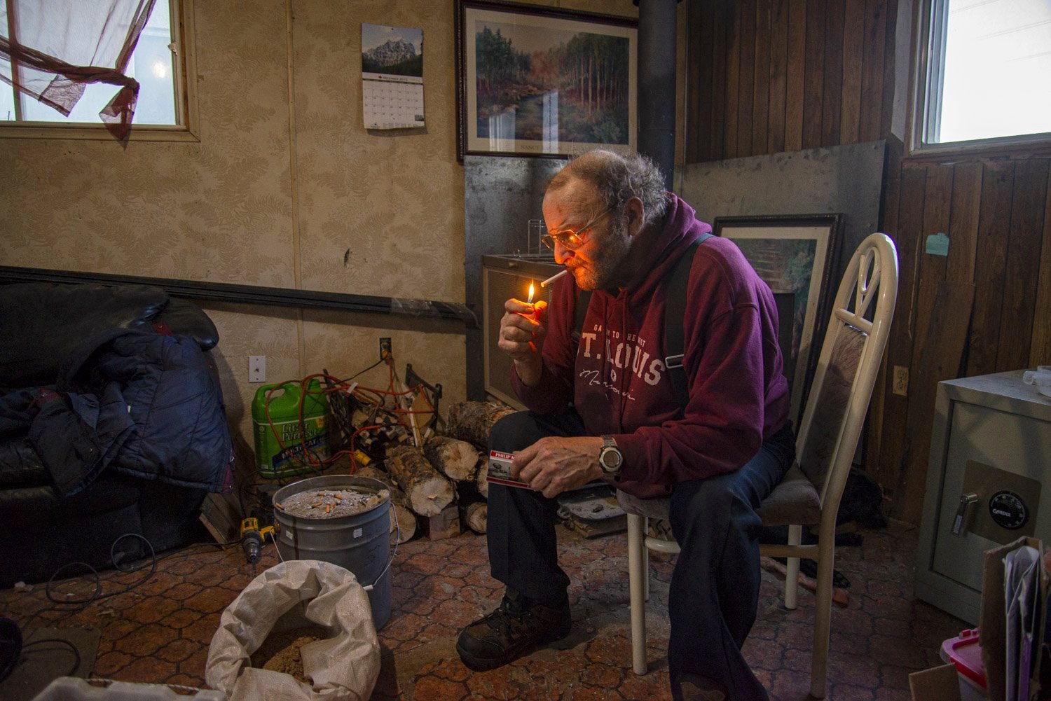  Bill, 70, has been homeless for a few months. He was evicted from the shack he was living in when the owner of the land, where he was staying, passed away suddenly. Now with no fixed address and fragile health, Bill’s future is uncertain. He lives w