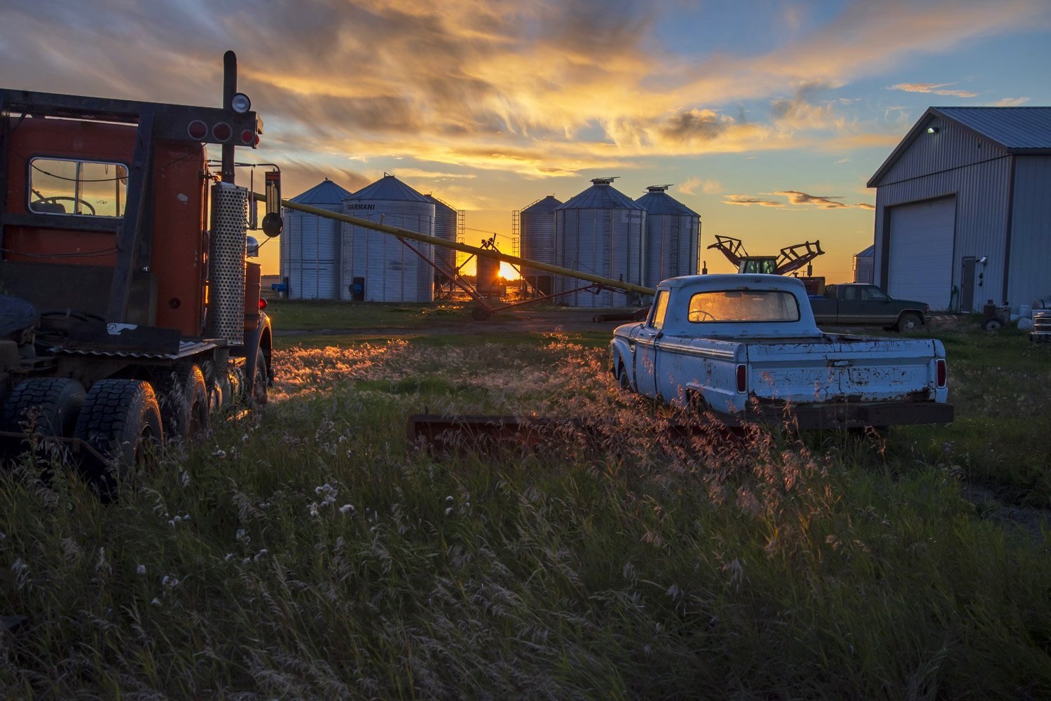  Many french communities in Northern Alberta in the Peace Country region, such as the village of Girouxville, population 219, are active in the honey farming industry. Because beekeeping can be physically demanding with long workdays, frequent overti