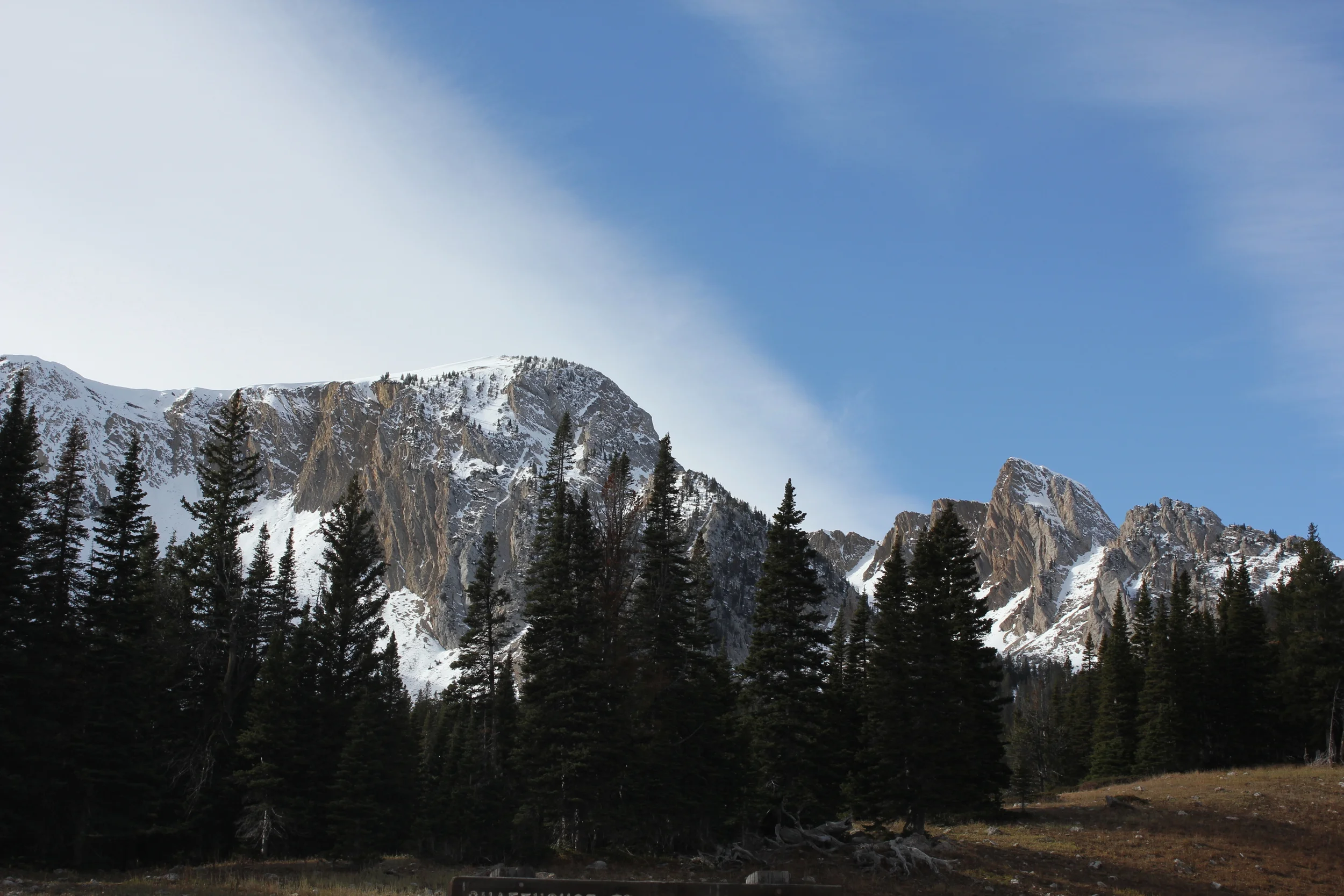 Bridger Mountain Range, Eastern View Montana