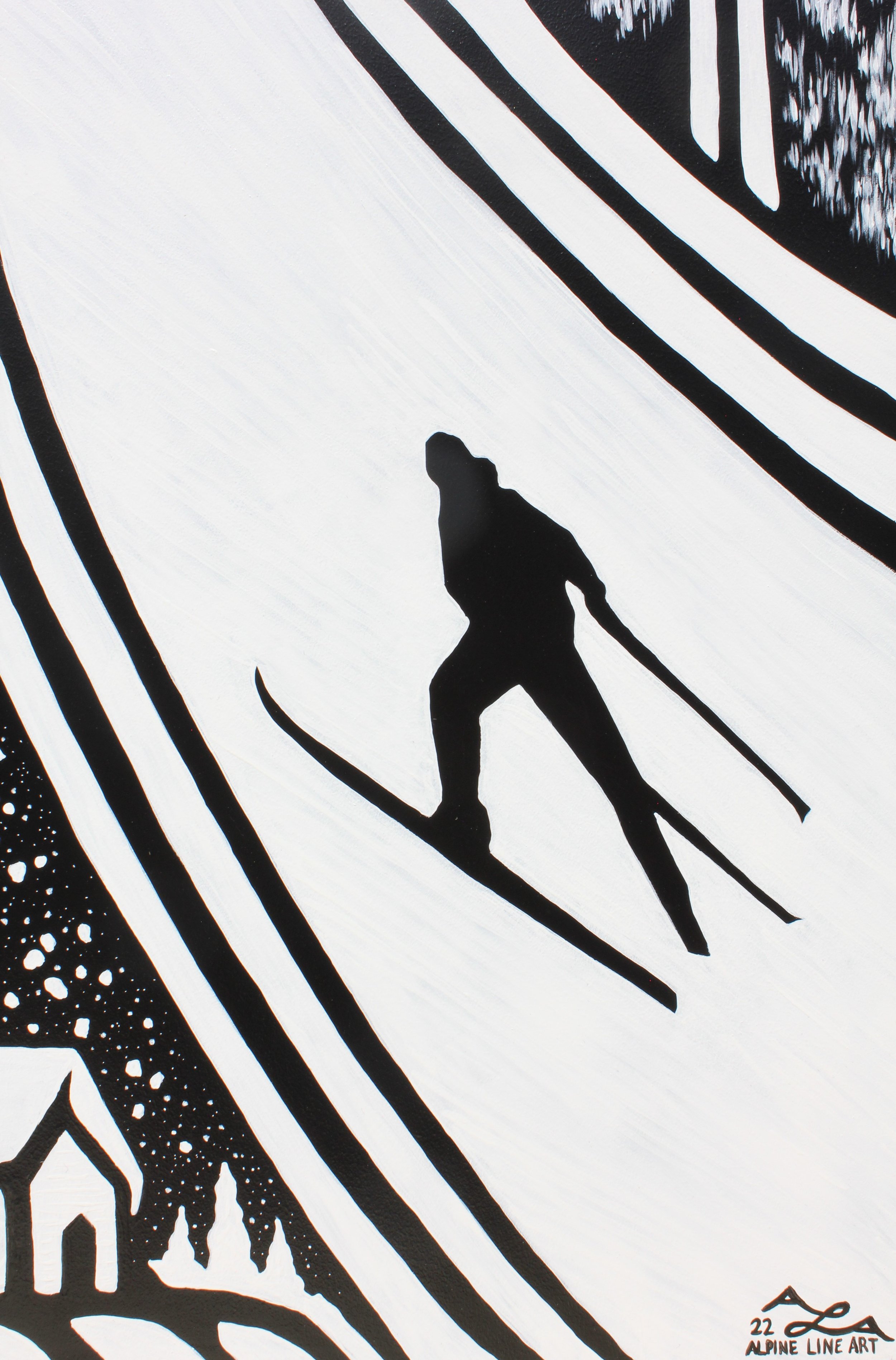 Ski Panel - Detail