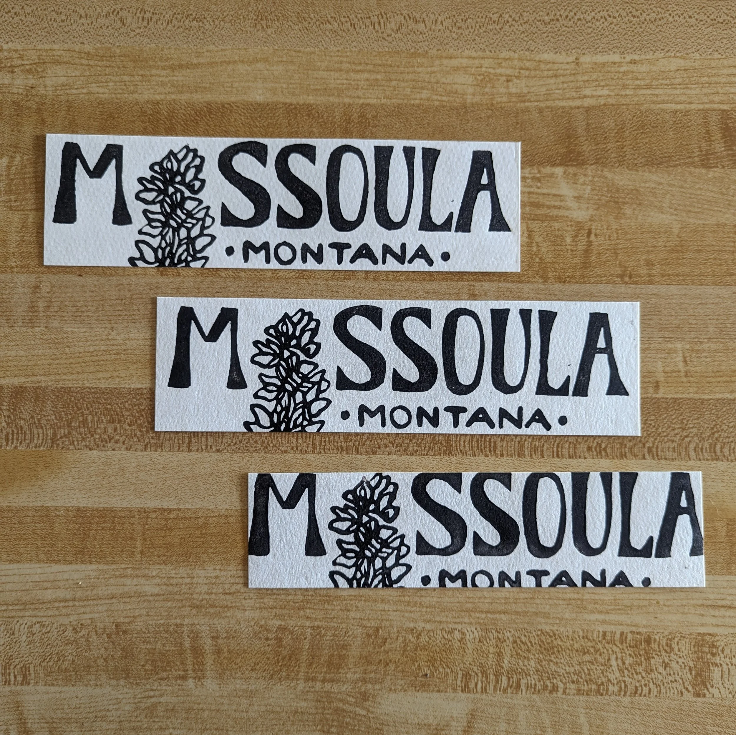 "Missoula, Montana" Oversize Bookmark