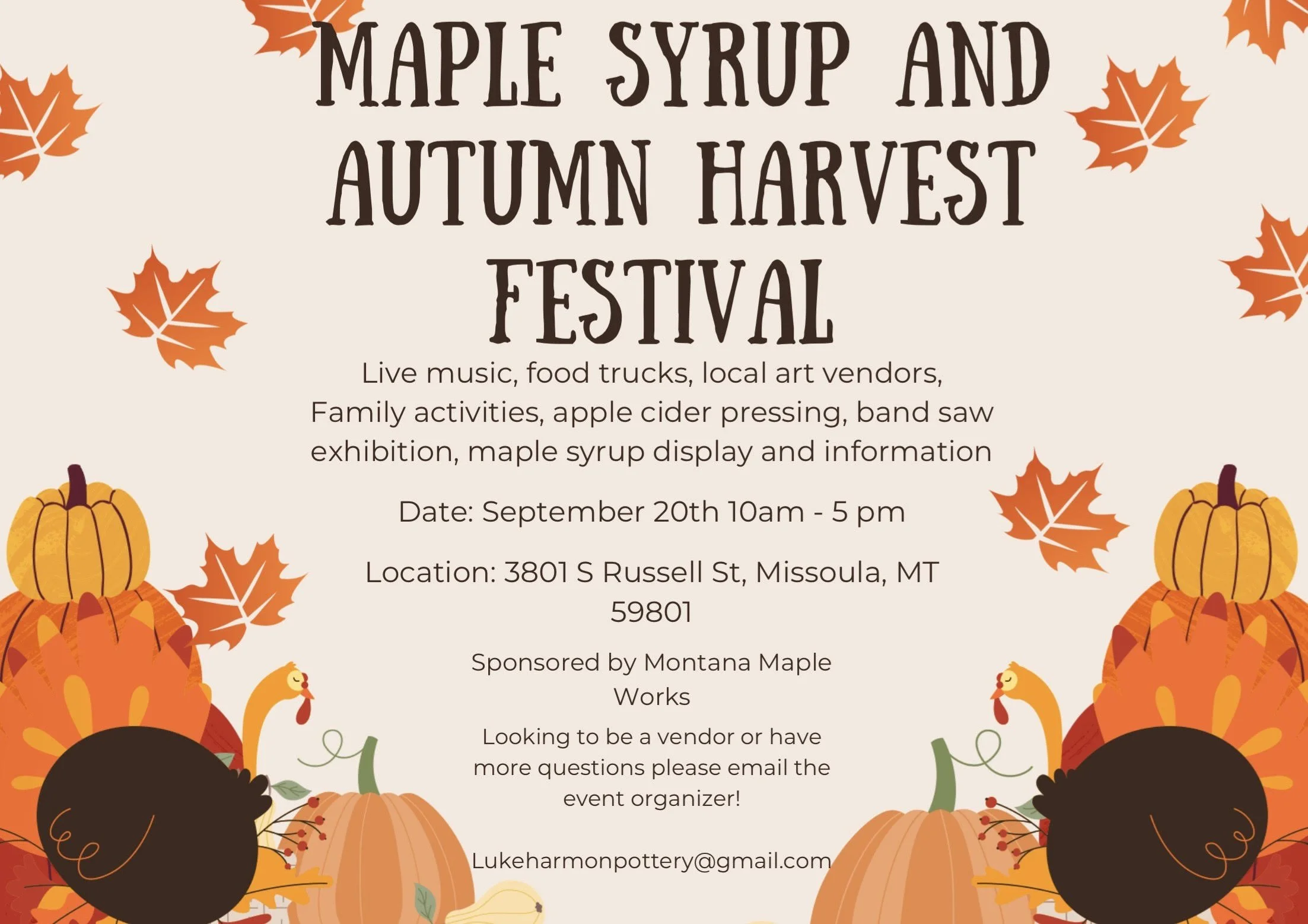 Maple Syrup & Autumn Harvest Festival