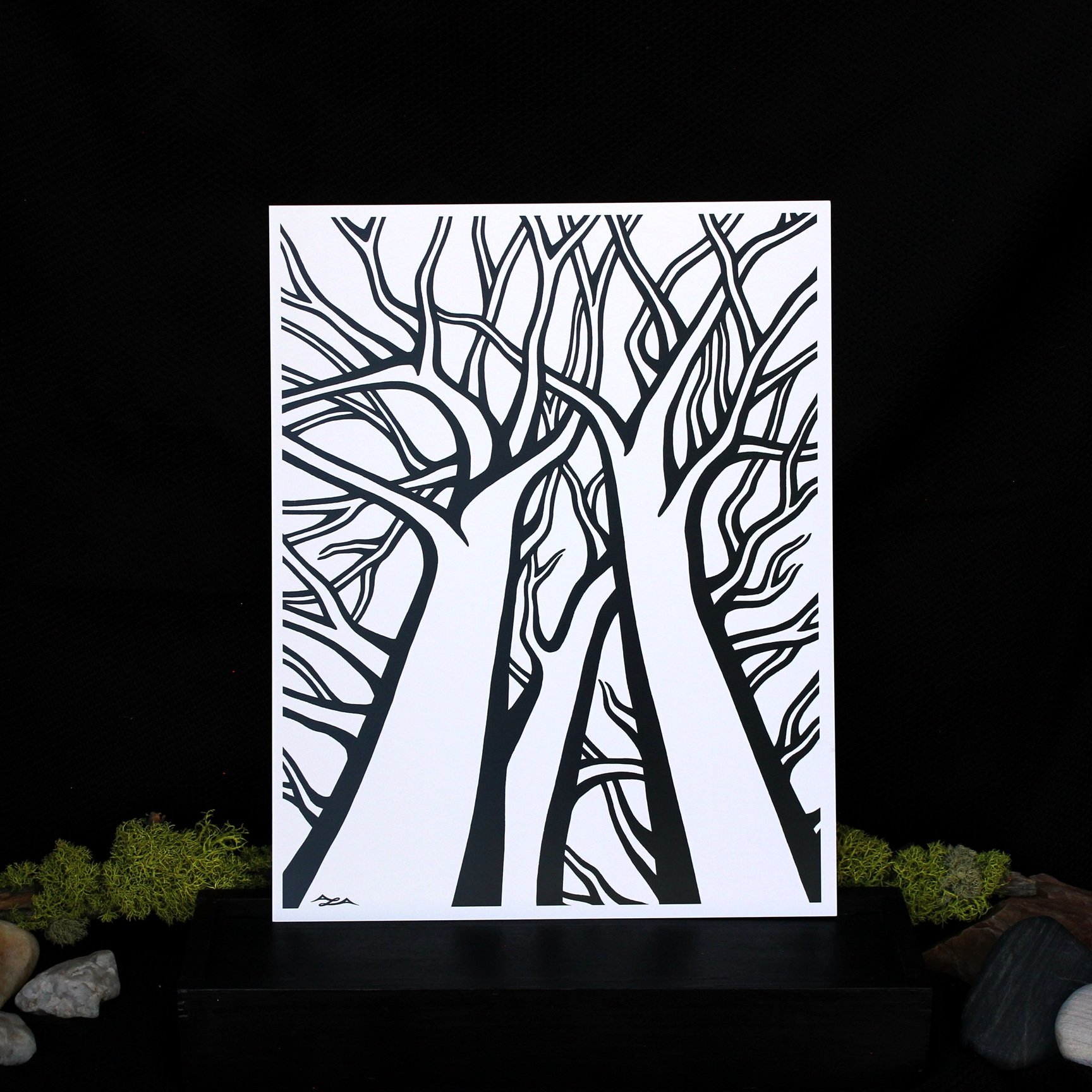 "Guardian Gateway I" - Mountain Art Print