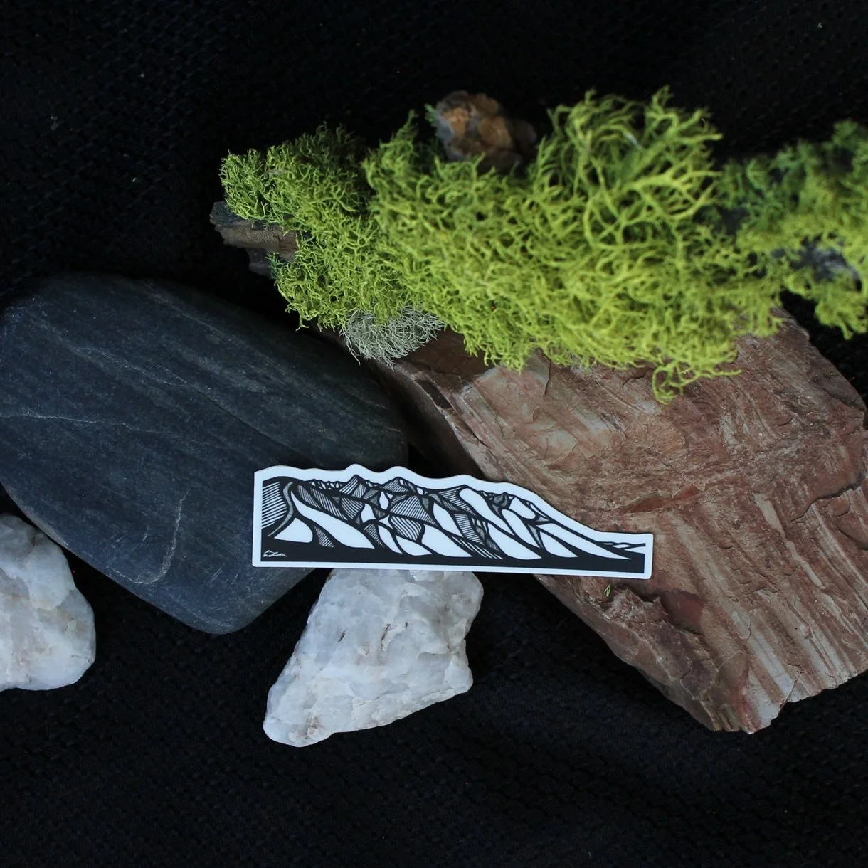 Sticker - Mission Mountains - 1st Shot - Alpine Line Art.JPG